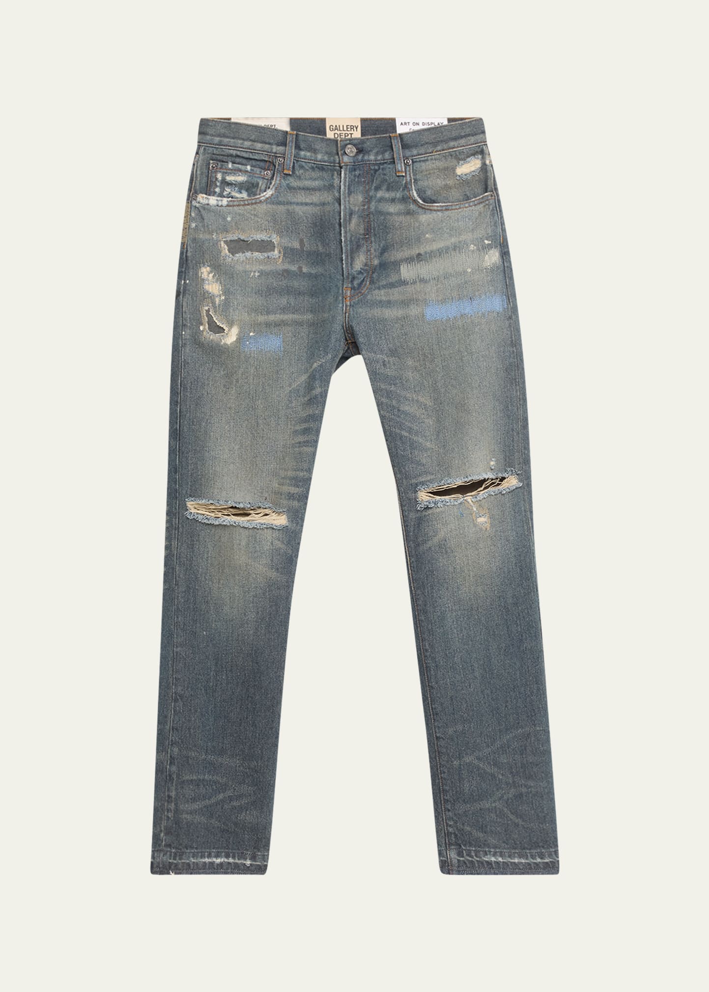 Gallery Department Men's Starr 5001 Distressed Jeans In Dark Wash