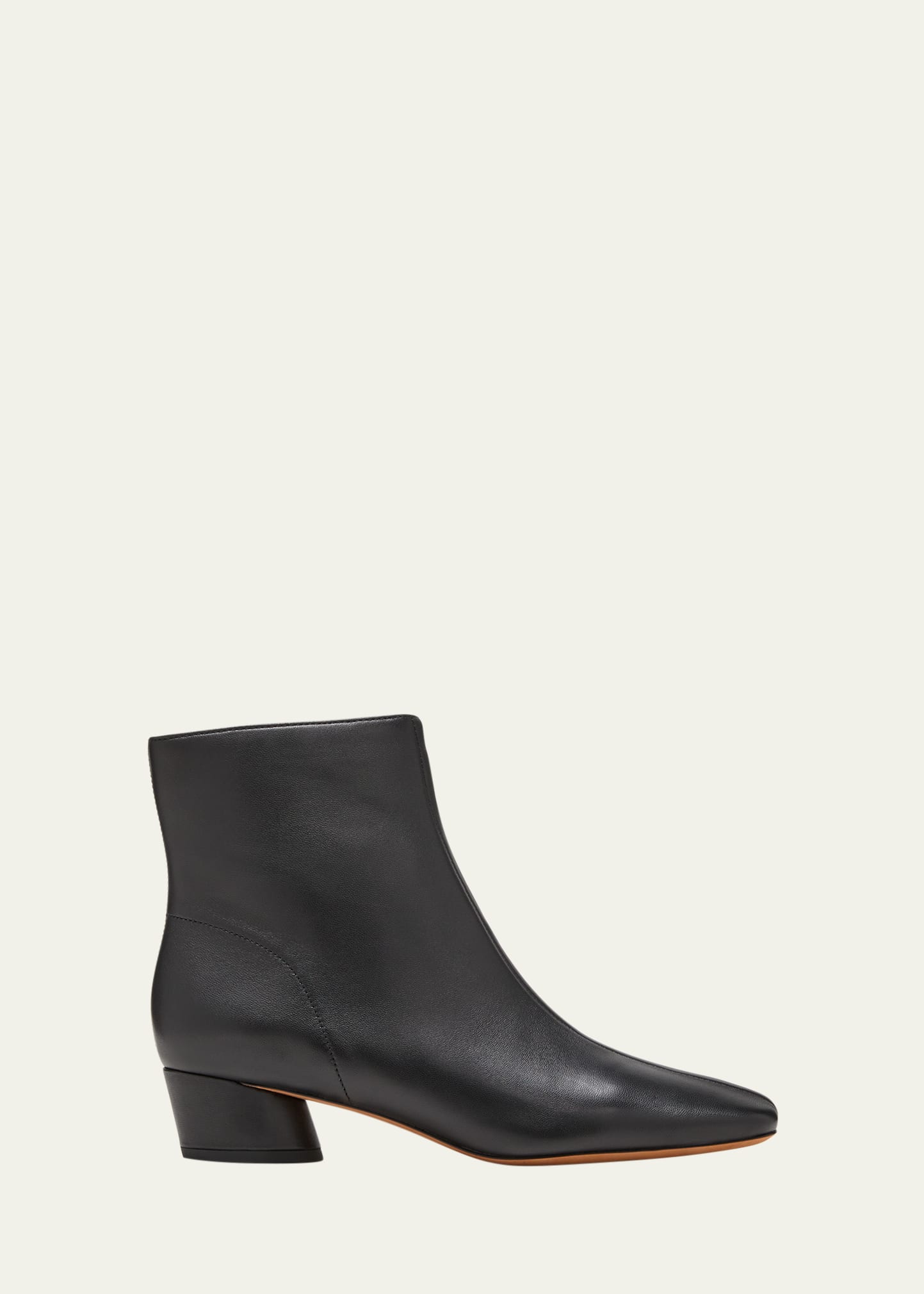 Vince Ravenna Leather Ankle Boots In Black