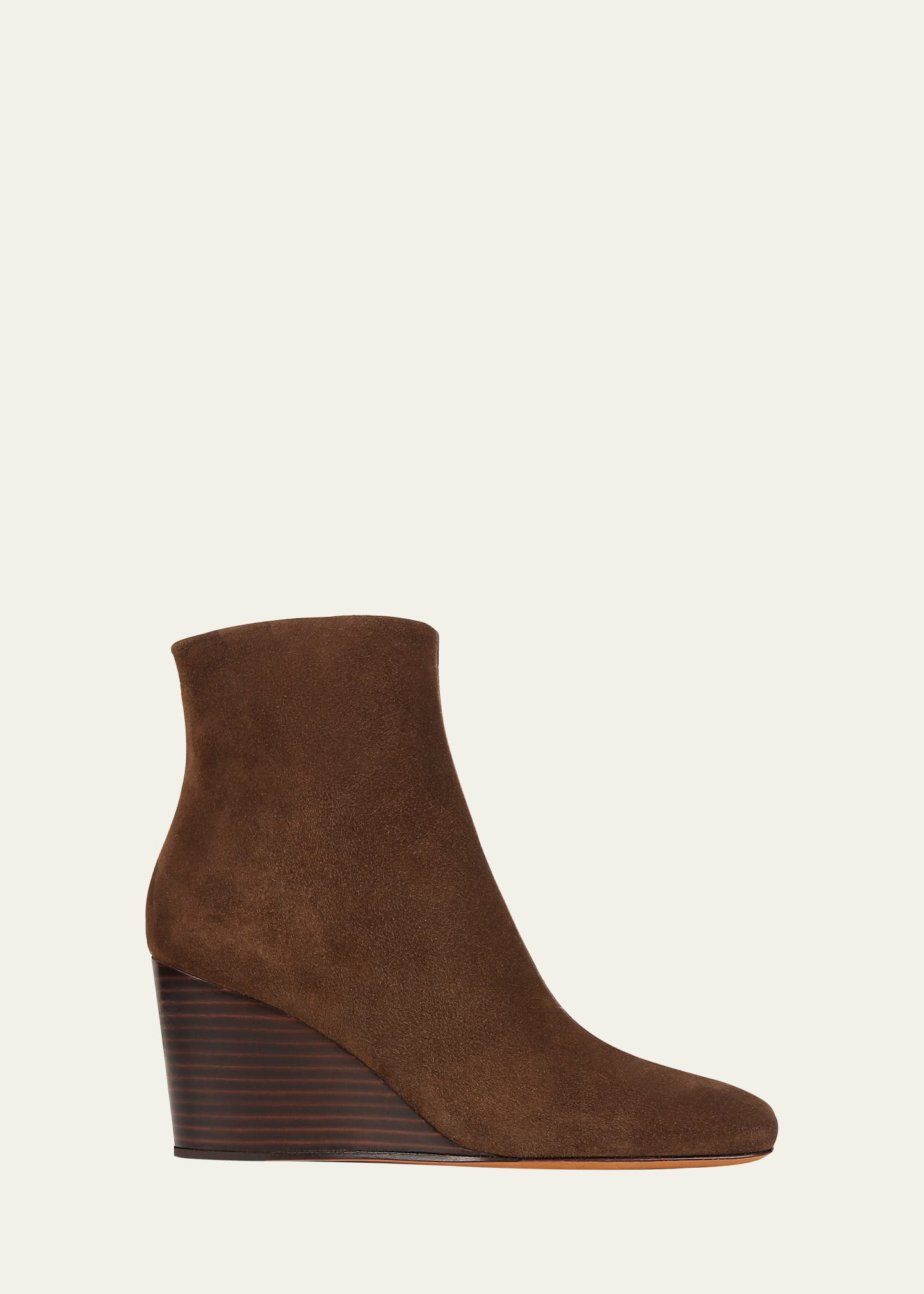 Andy Suede Wedge Booties