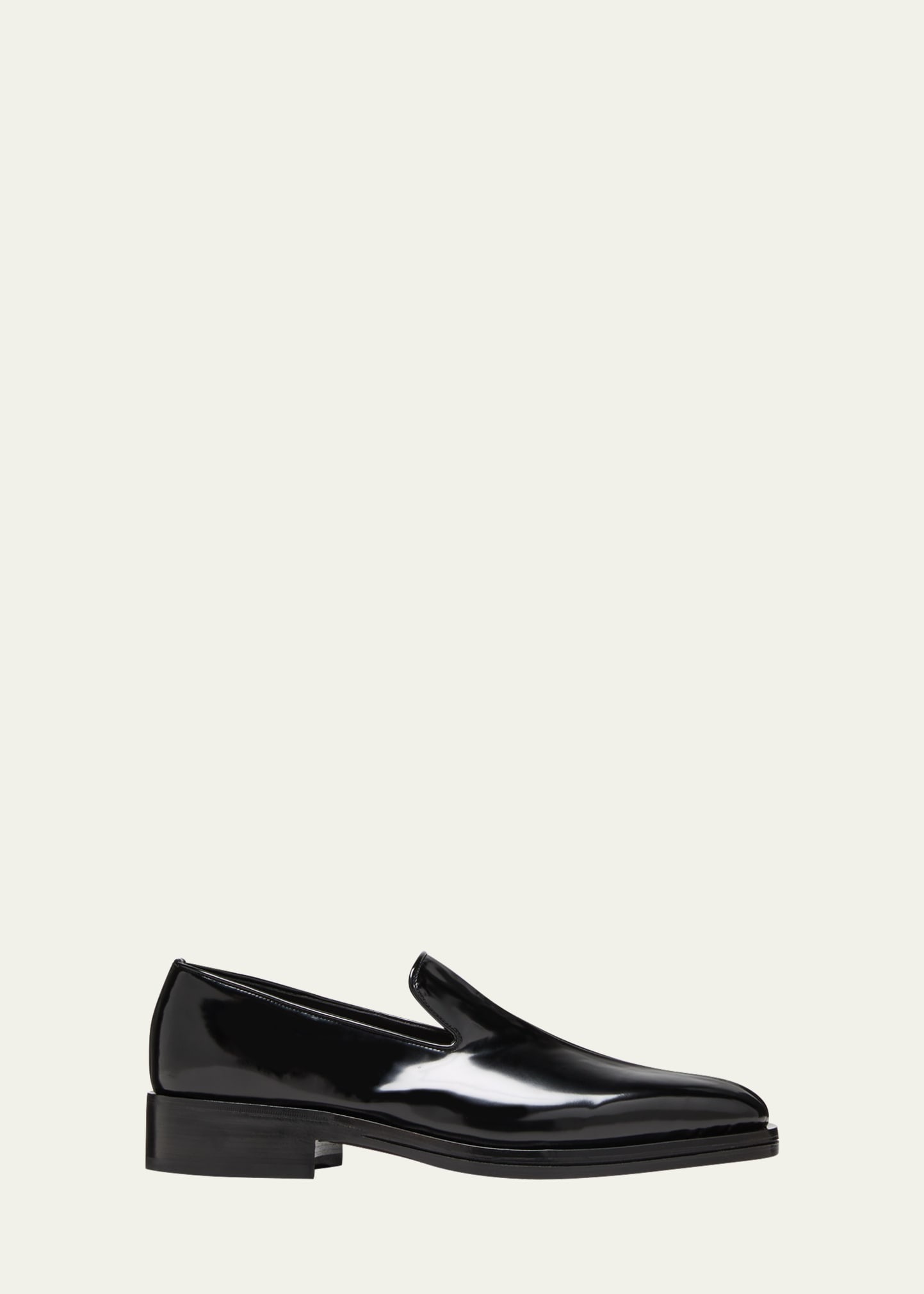 Shop Ferragamo Men's Faruk Leather Loafers In Black