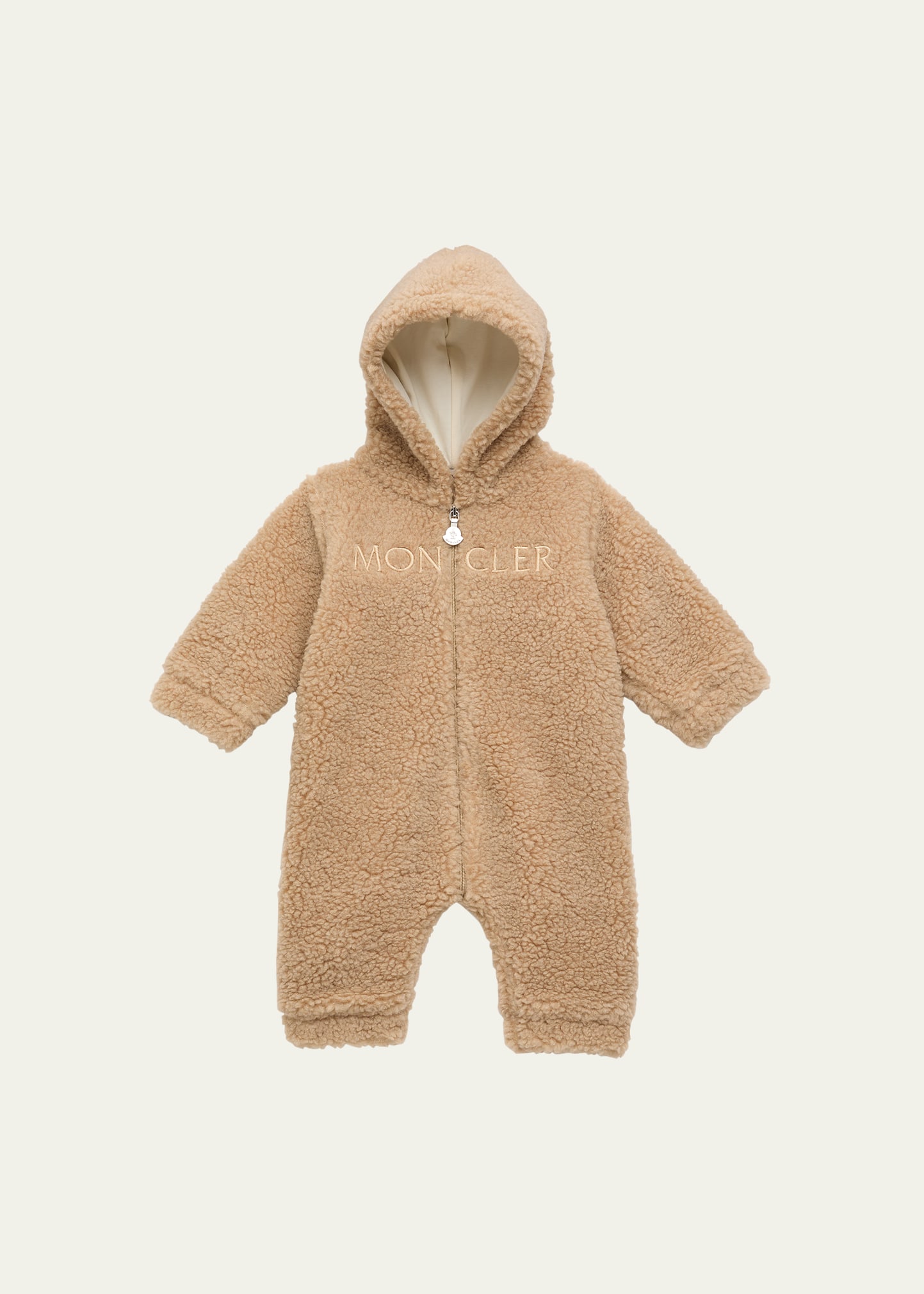 Moncler Babies' Romper In Camel