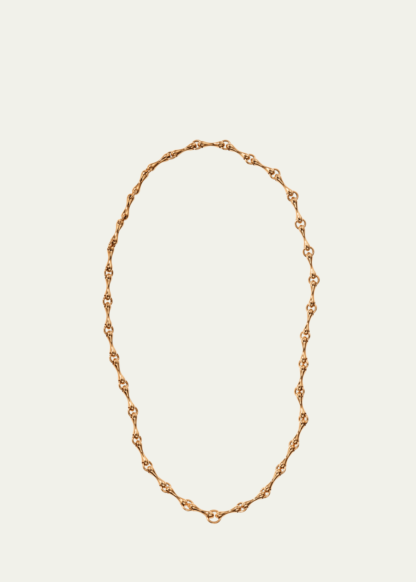 20K Rose Gold Baton Chain with Invisible Clasp