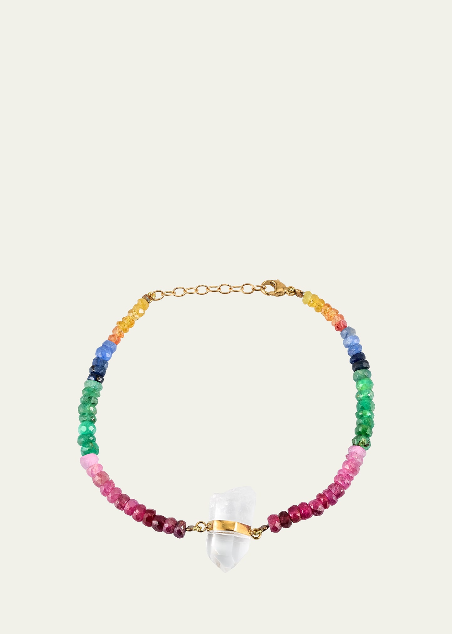 Arizona Rainbow Sapphire Faceted Candy Bracelet