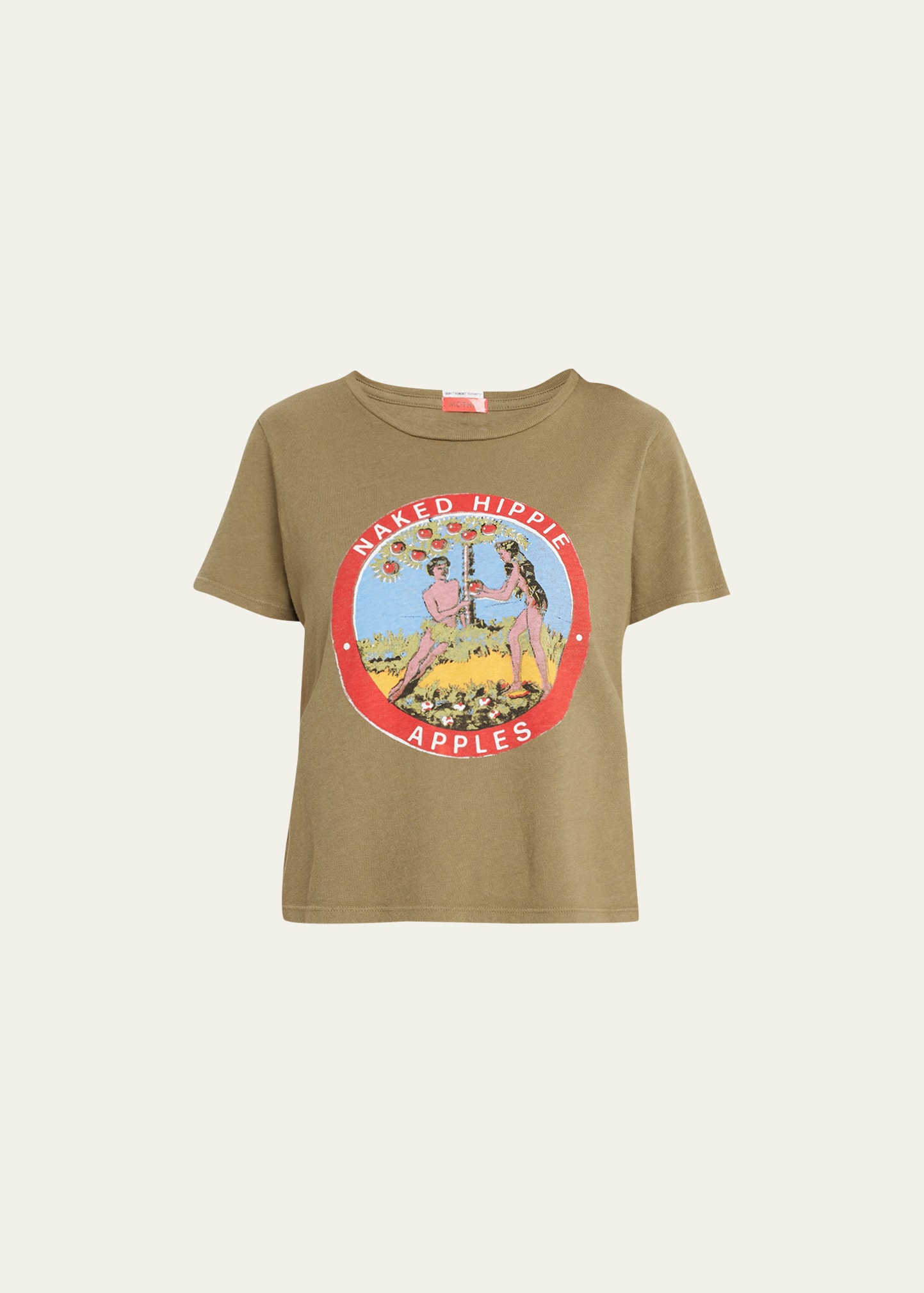 MOTHER THE CROPPED ITTY BITTY GOODIE T-SHIRT
