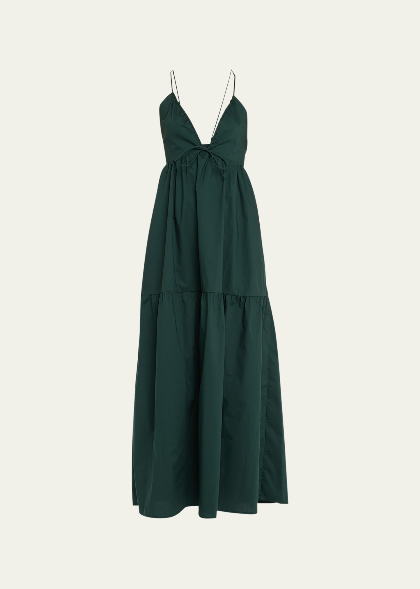 Hana Tiered V-Neck Maxi Dress