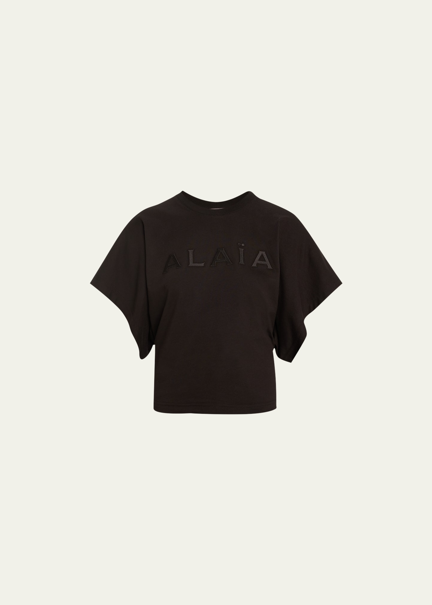 Logo-Embroidered Crop Tee