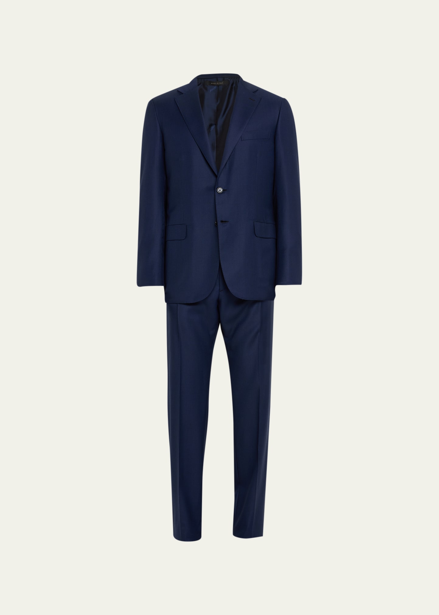Brioni Men's Textured Solid Two-piece Suit, Bright Navy