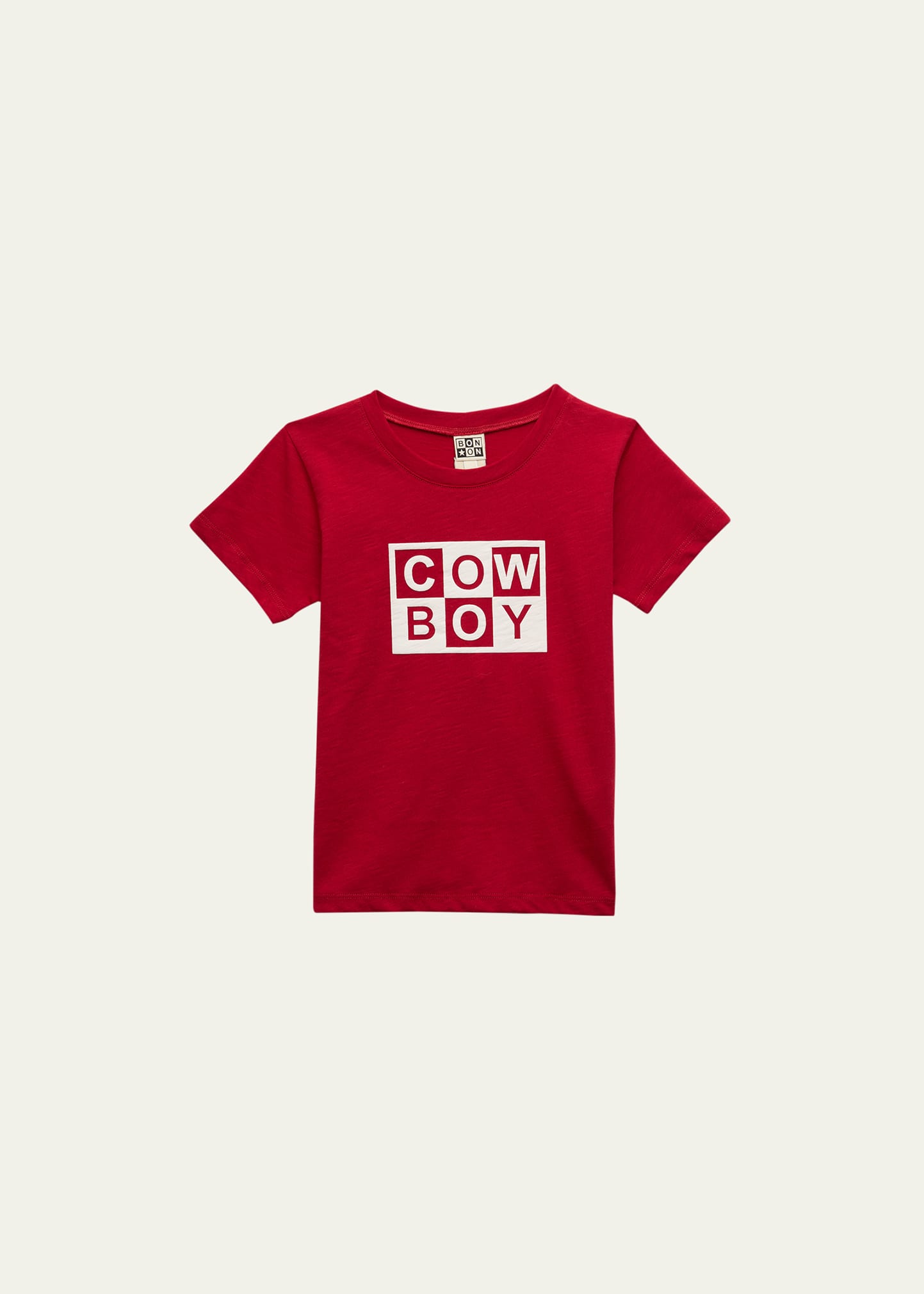 Bonton Boy's Cowboy Graphic T-Shirt, Size 4-12