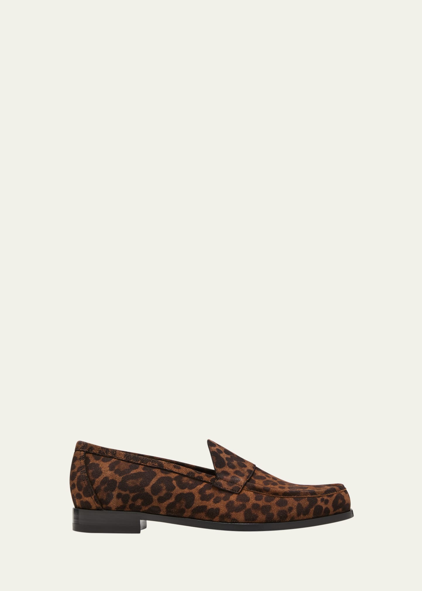 Pierre Hardy Hardy Colorblock Leather Loafers In Leopard