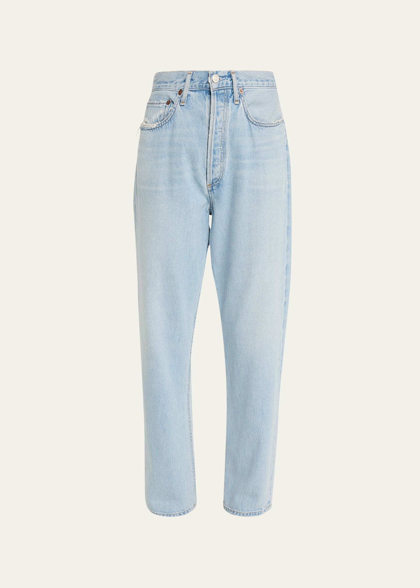 90s Mid-Rise Easy Straight Jeans