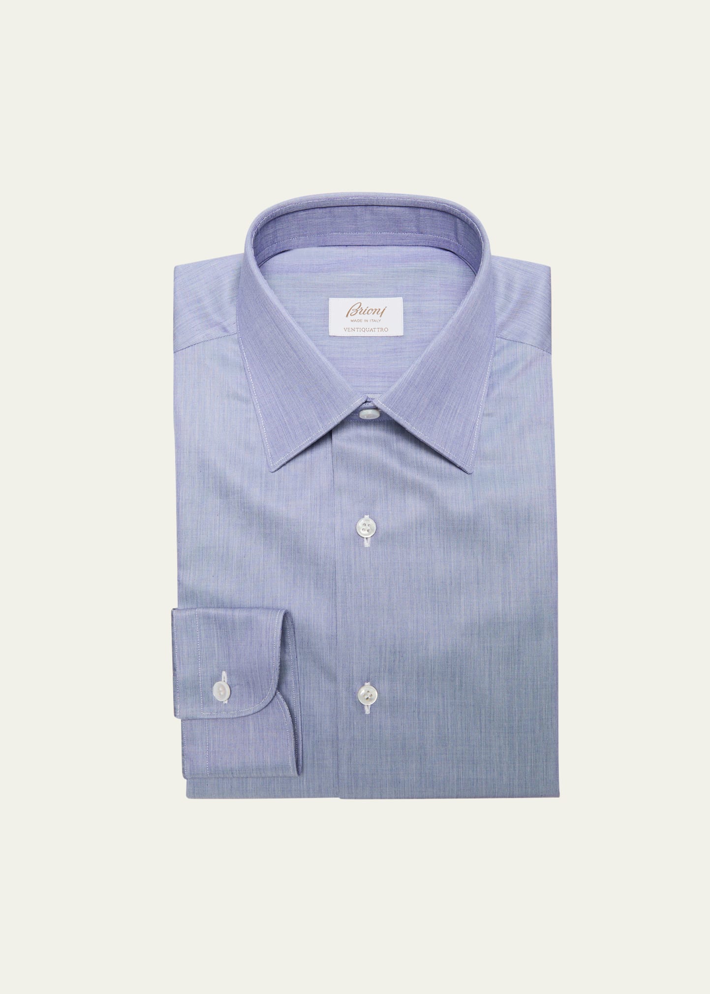 Brioni Men's Ventiquattro Cotton Dress Shirt
