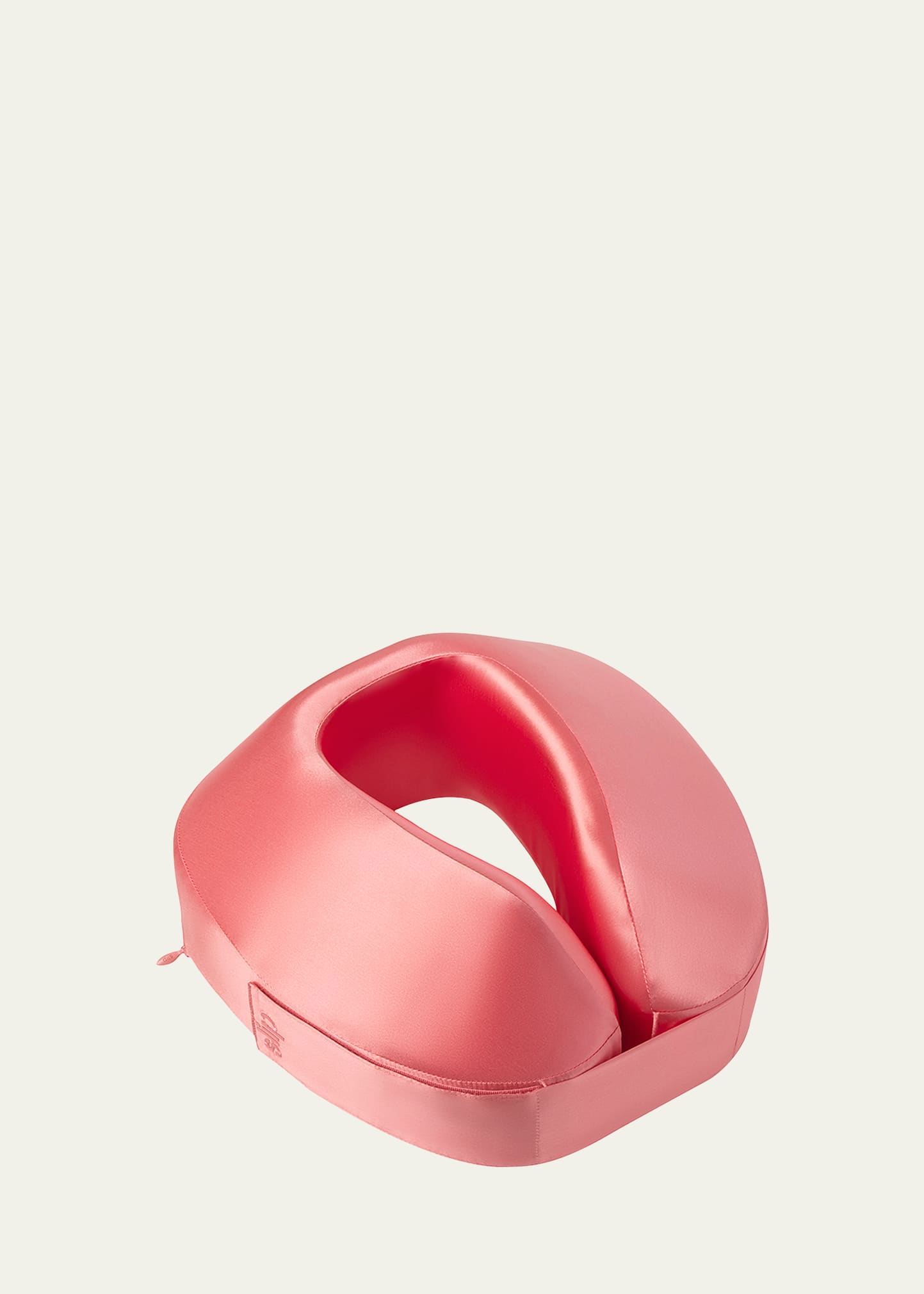 Slip Pure Silk Jet Setter Travel Pillow In Blush