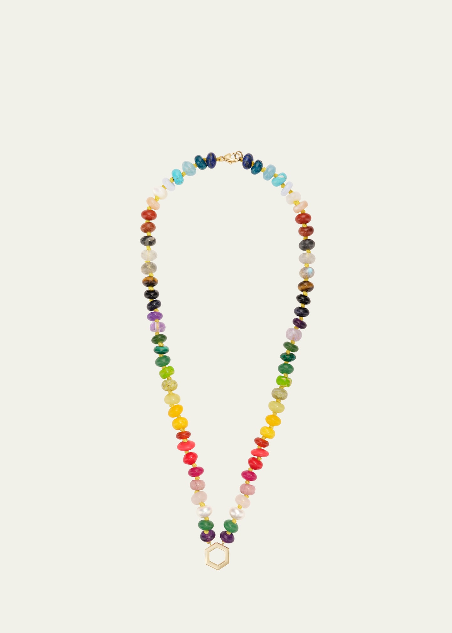 HARWELL GODFREY RAINBOW BEAD FOUNDATION NECKLACE