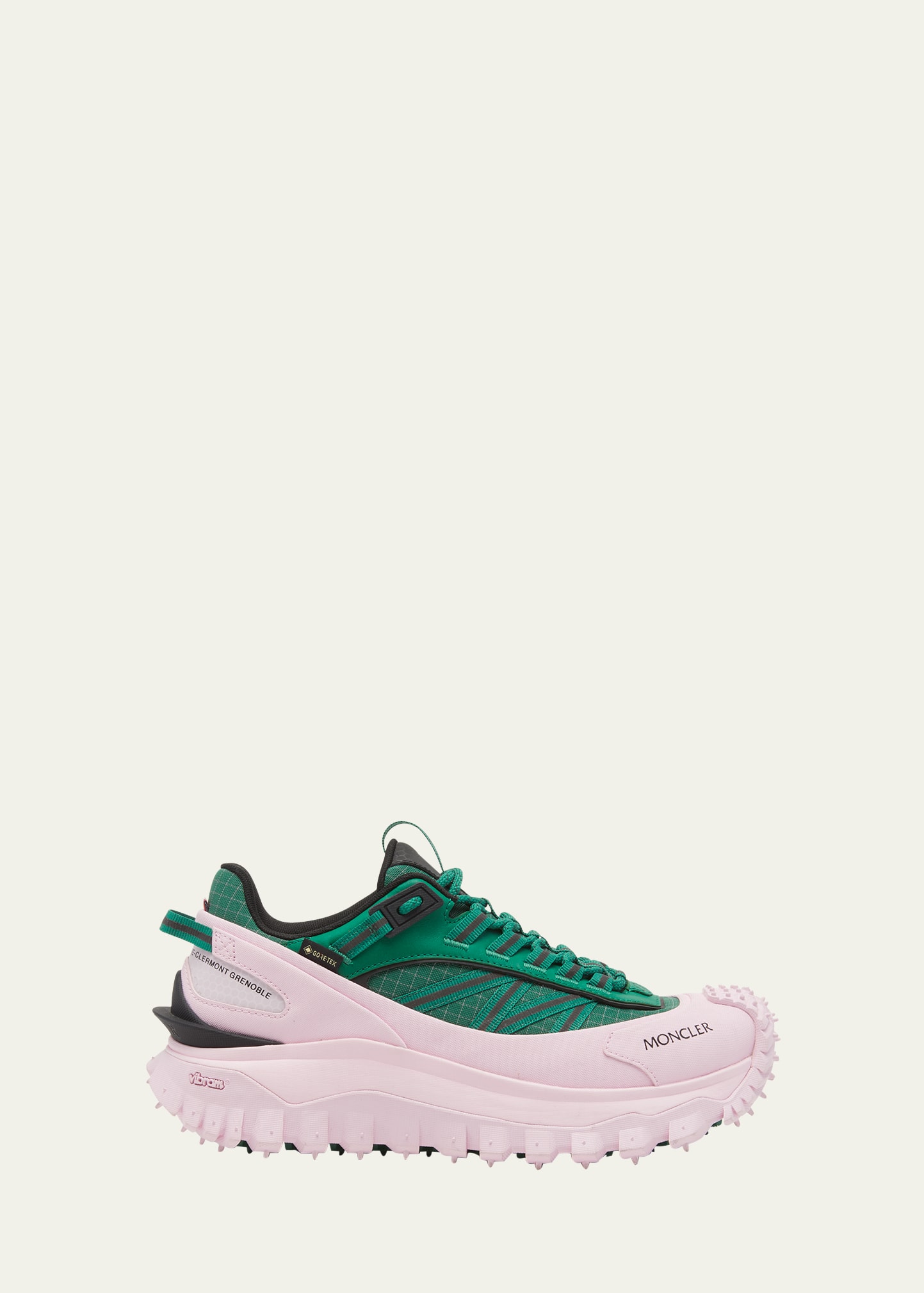 Moncler Men's Trailgrip Gtx Low-top Sneakers In Pink