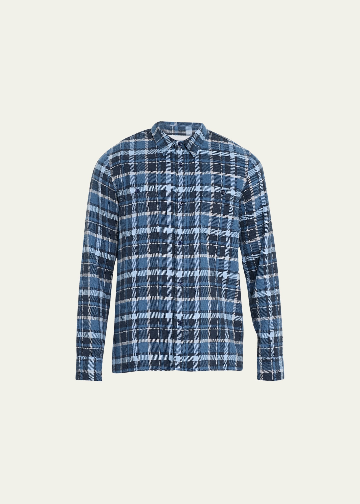 Men's Ahmad Plaid Flannel Sport Shirt