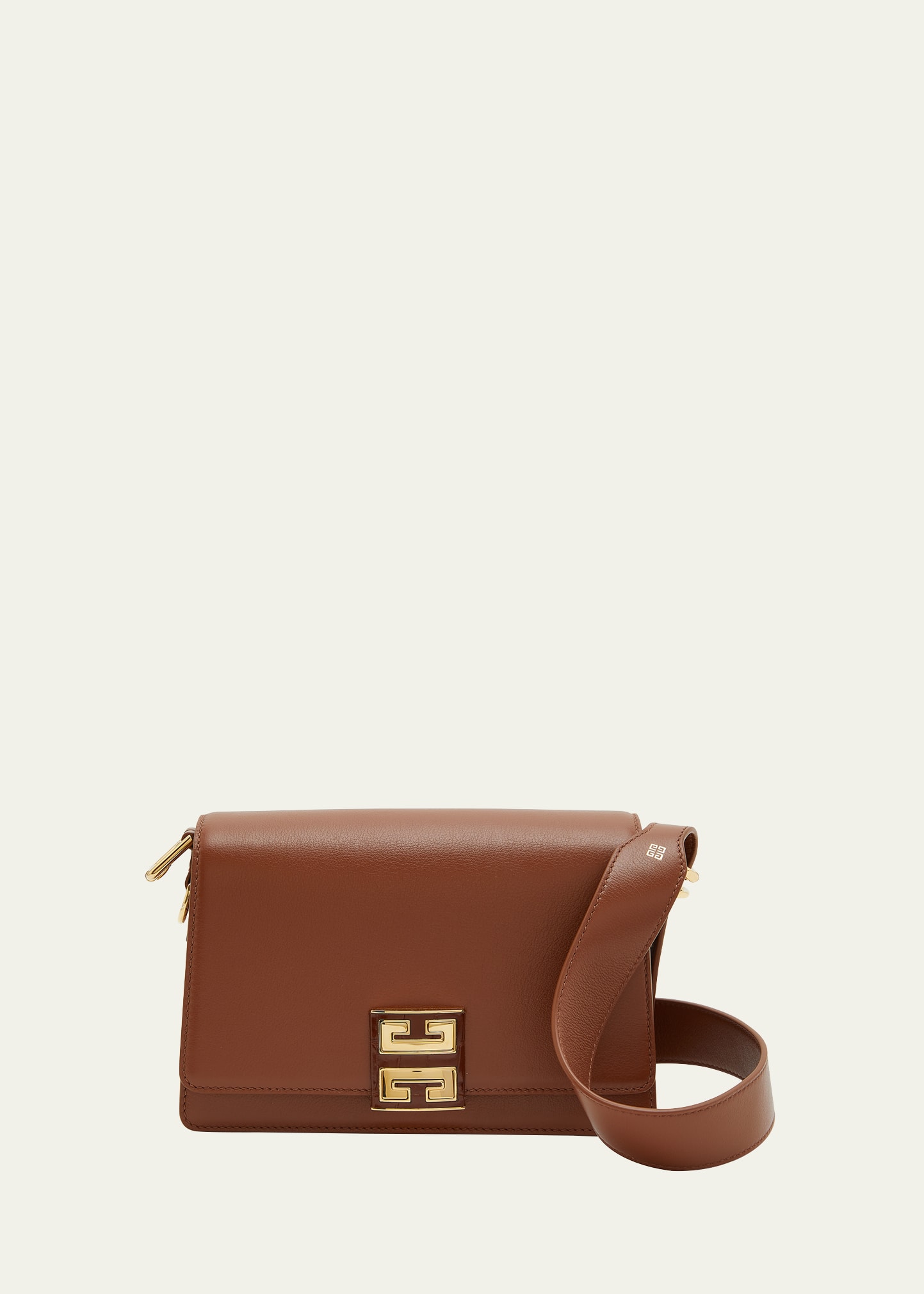 4G Flap Crossbody Bag in Leather