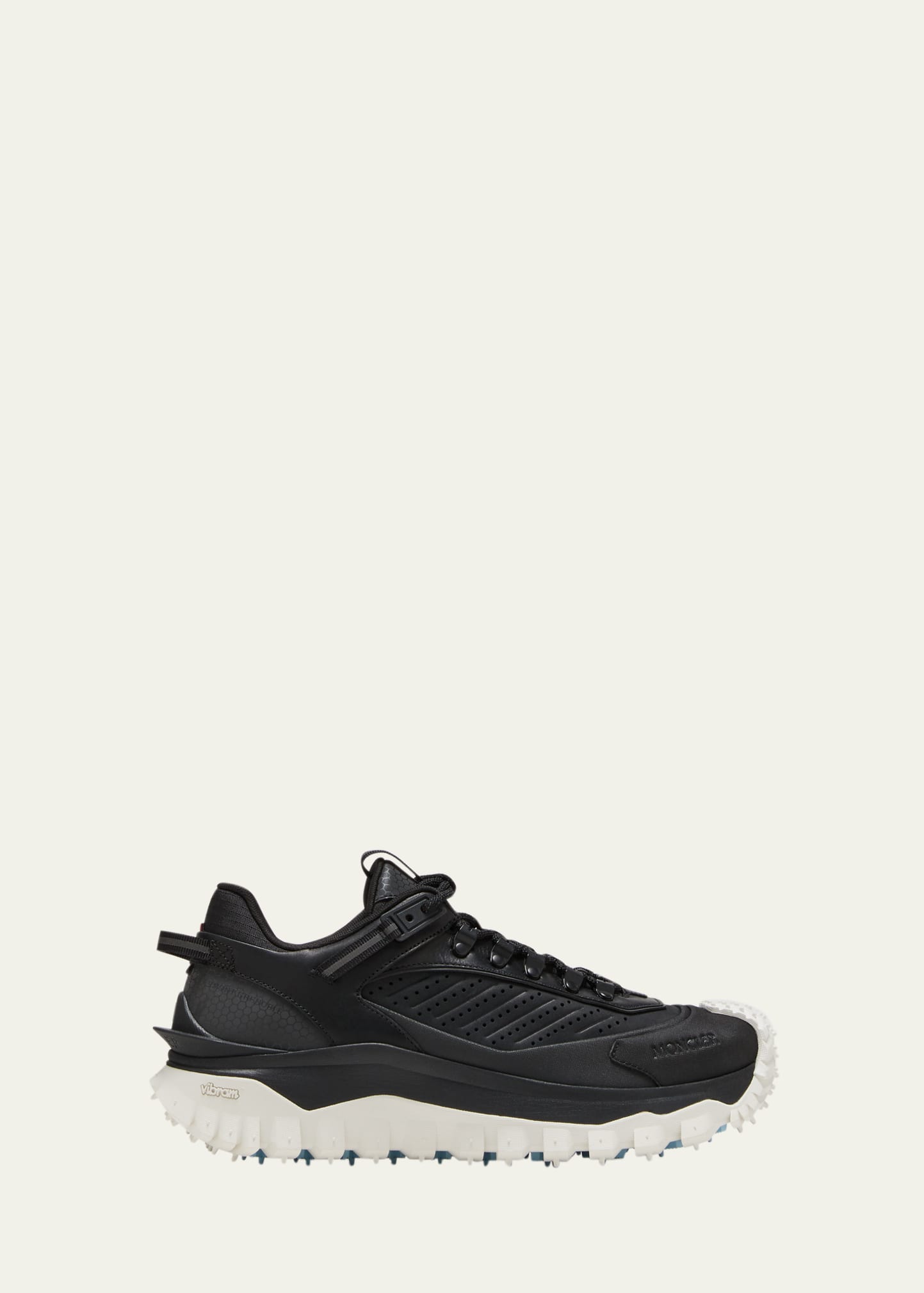 Shop Moncler Men's Trailgrip Gtx Low Top Sneakers In Black