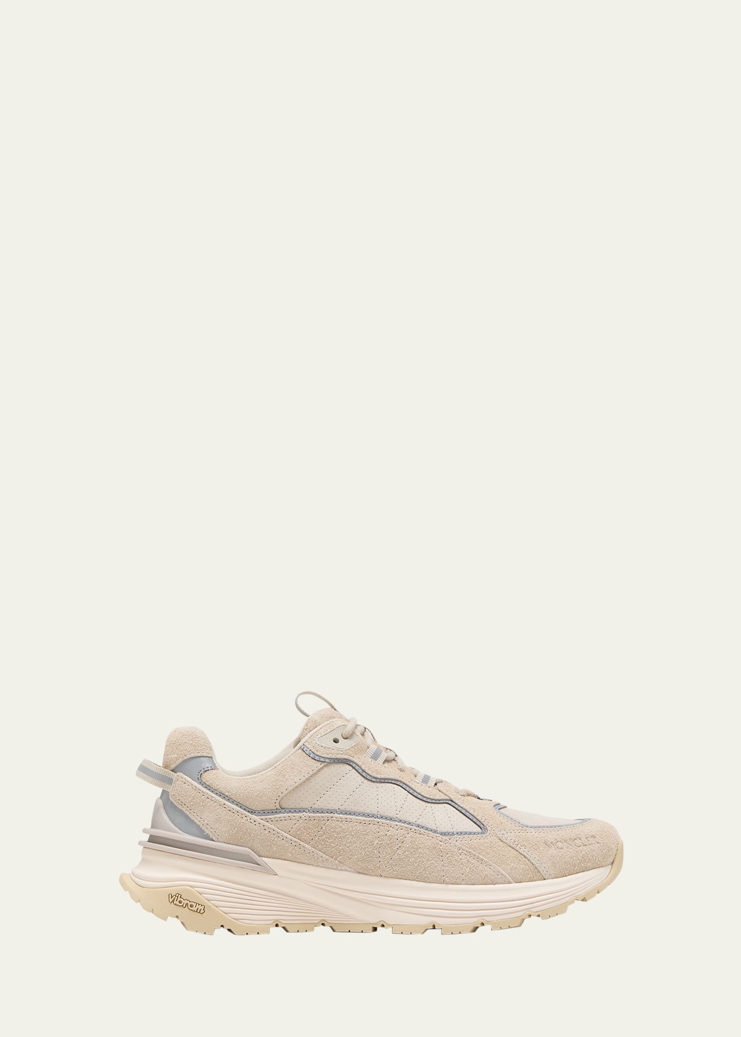 Moncler Chunky-soled Low-top Sneakers In Beige