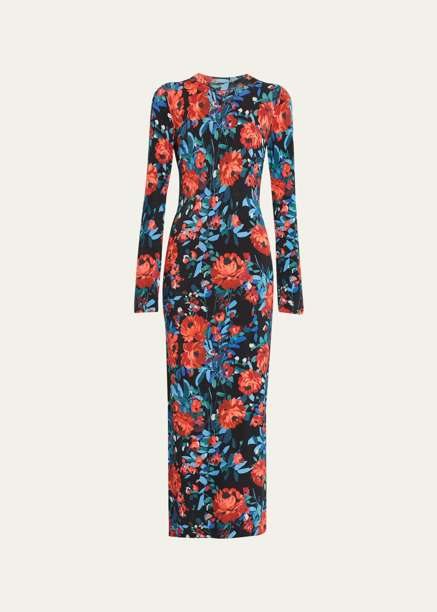 Floral Print Midi Dress