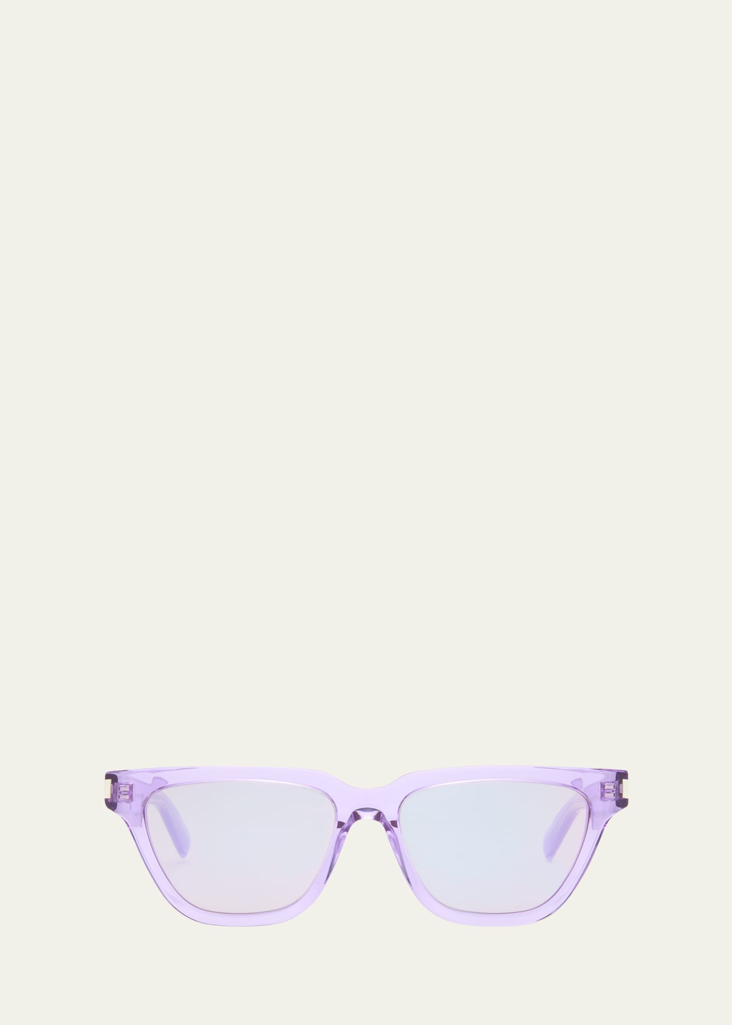 Saint Laurent Sl 462 Suplice Acetate Cat-eye Sunglasses In Purple