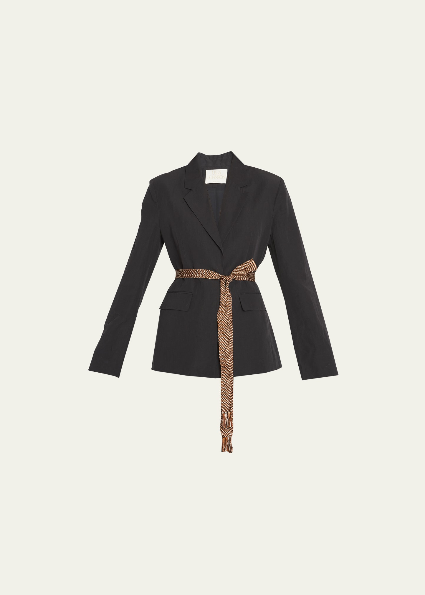 Ellery Suiting Jacket with Scarf Belt