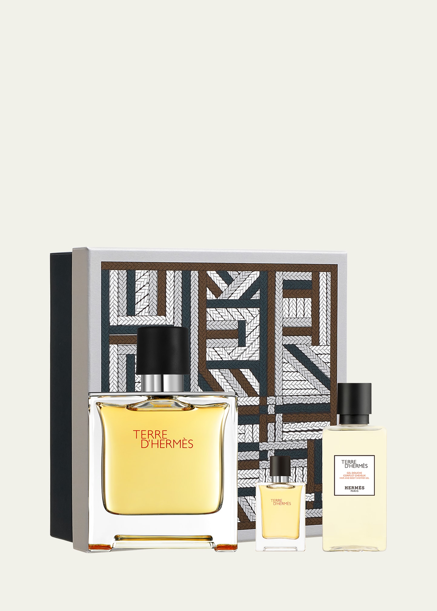 Hermes Men's Terre D'hermès 3-piece Pure Perfume Set