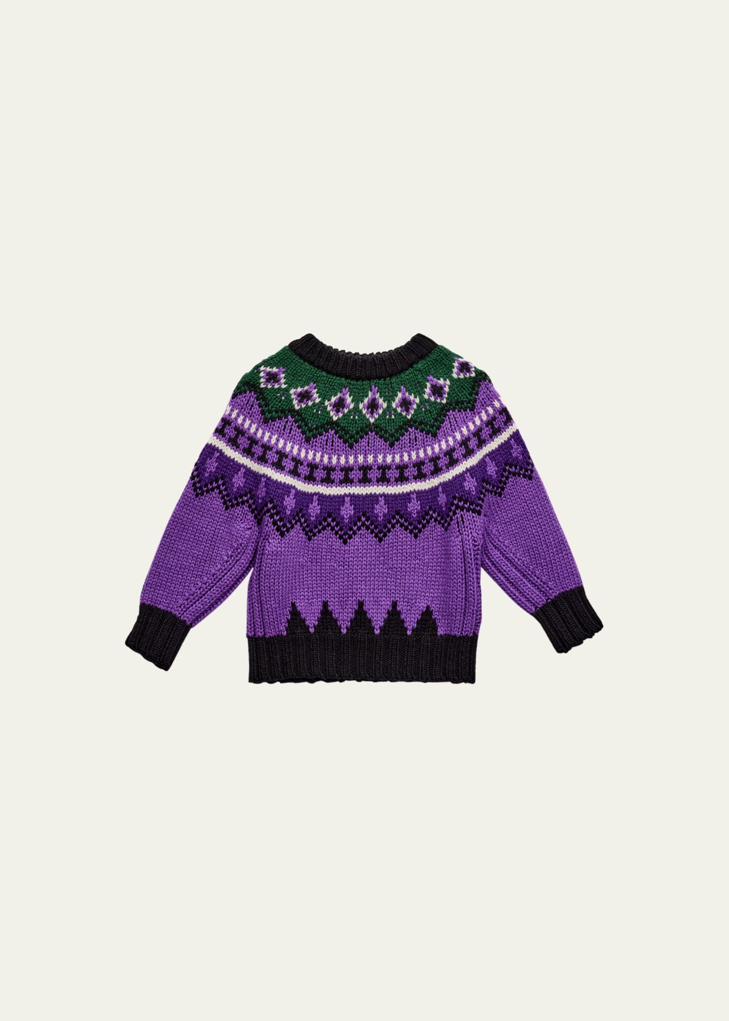 Girl's Grenoble Wool Sweater, Size 4-6