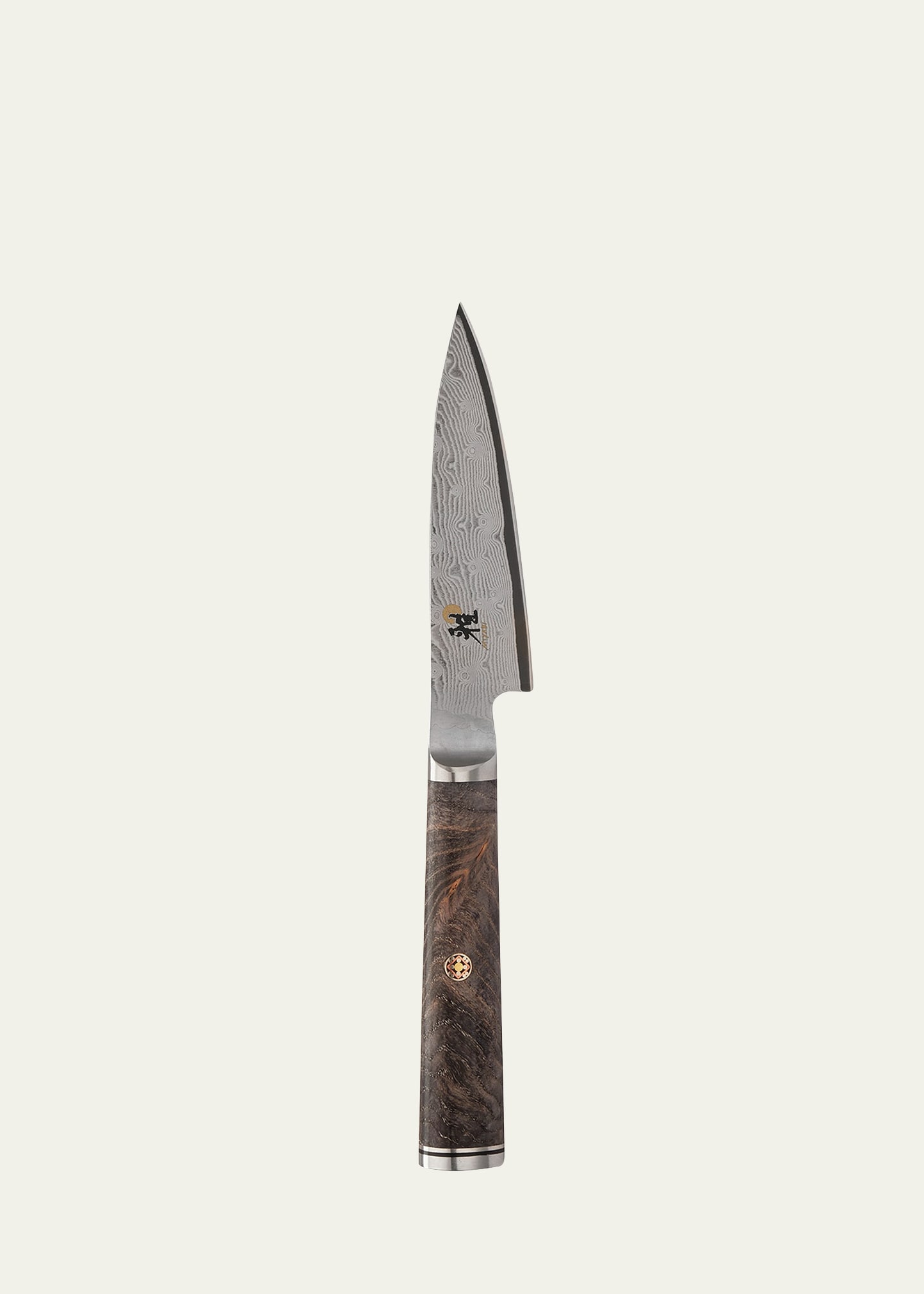 Shop Miyabi Black 3.5" Paring Knife In Silver