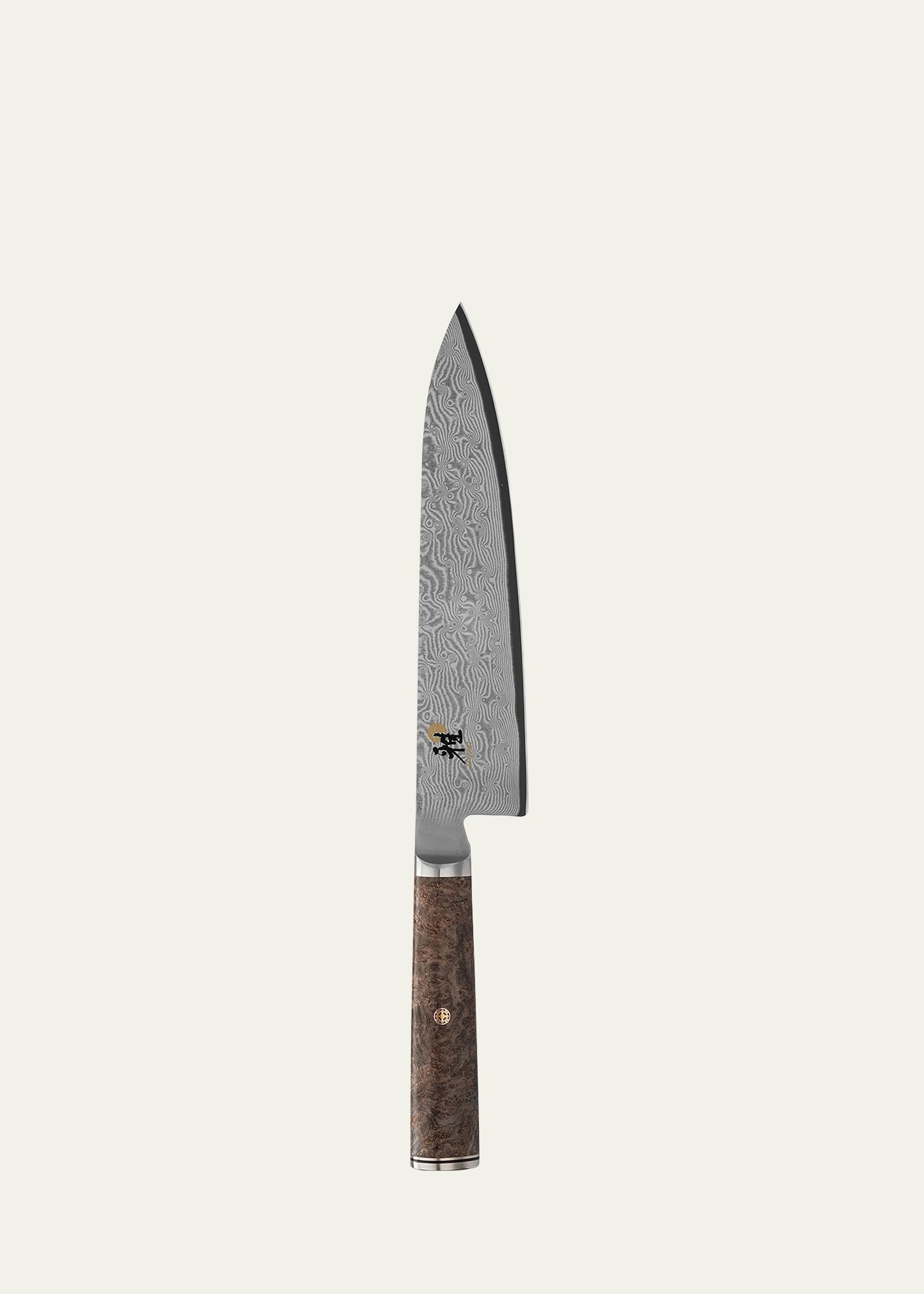 Shop Miyabi Black 8" Chef's Knife In Silver
