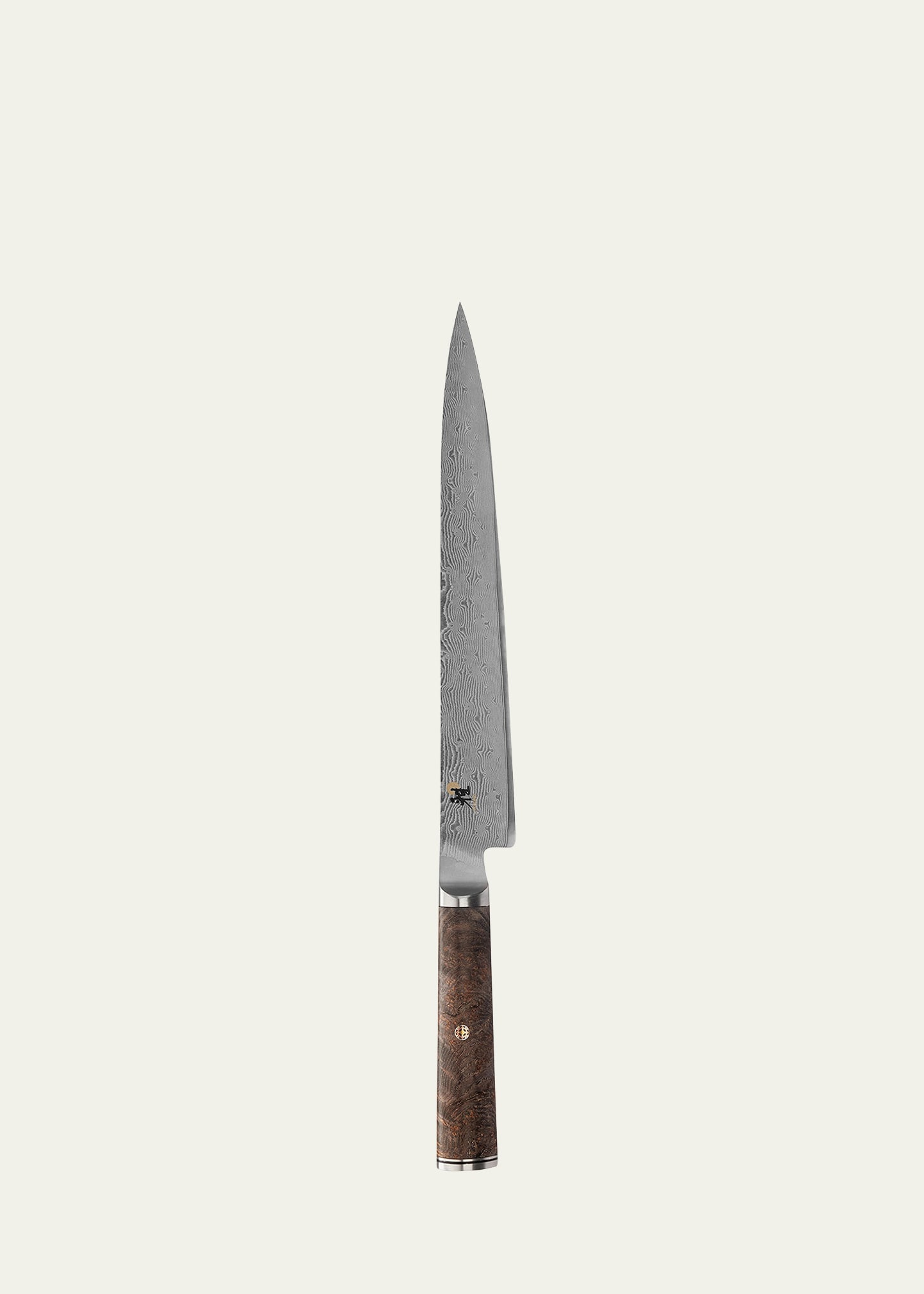 Shop Miyabi Black 9.5" Slicing Knife In Silver