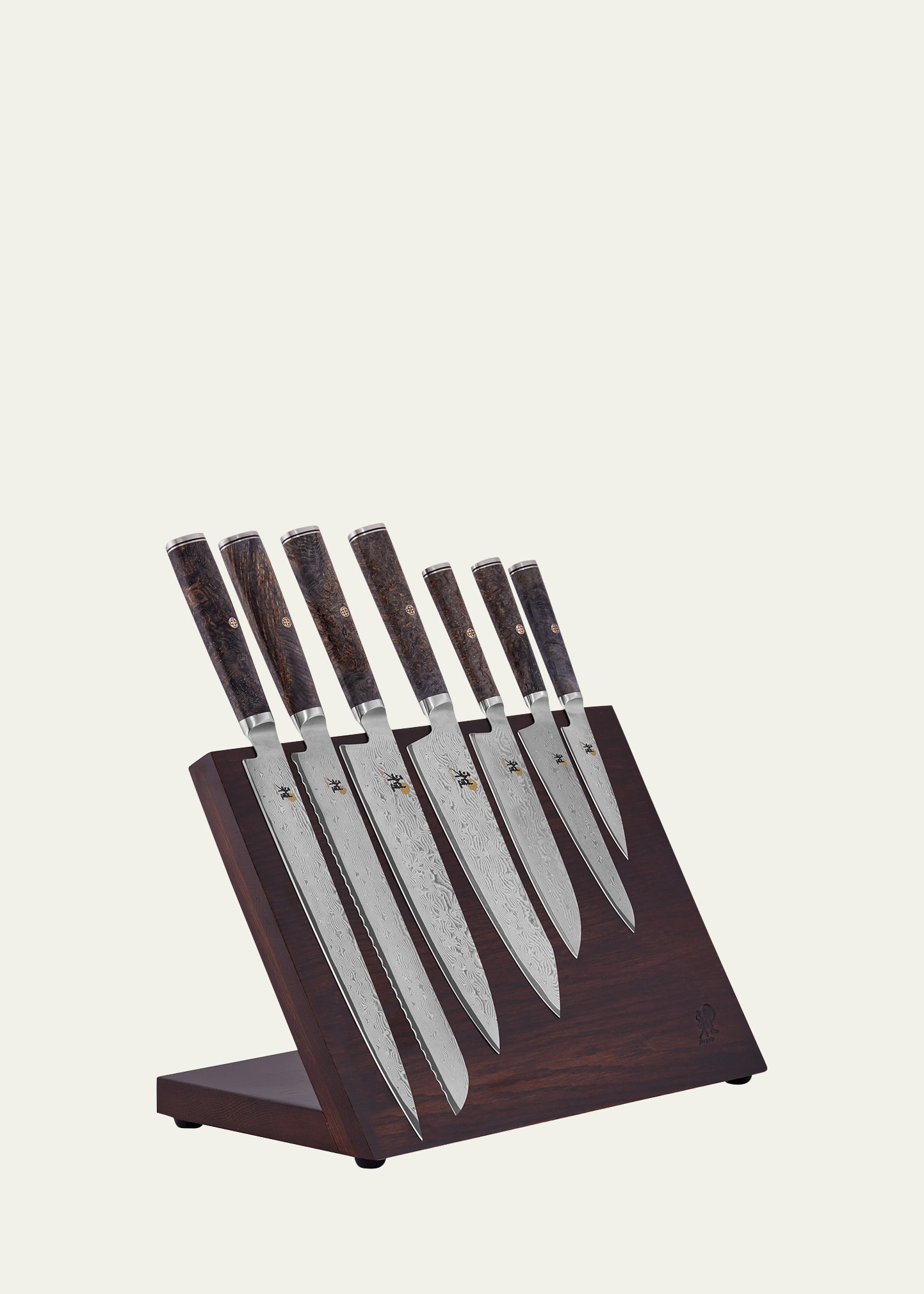 Miyabi Black 10-piece Knife Block Set In Silver