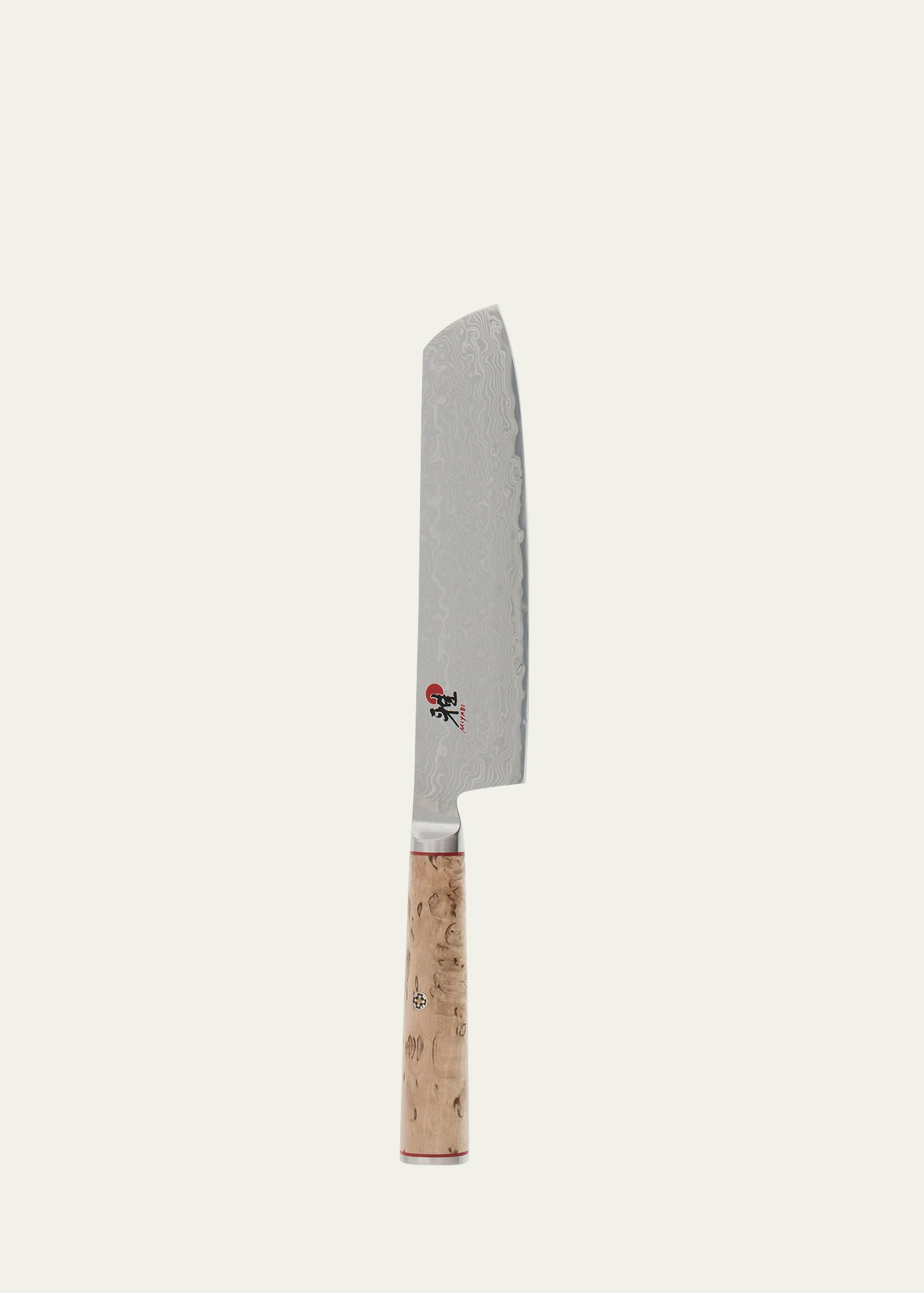 Shop Miyabi Birchwood 6.5" Nakiri Knife In Silver