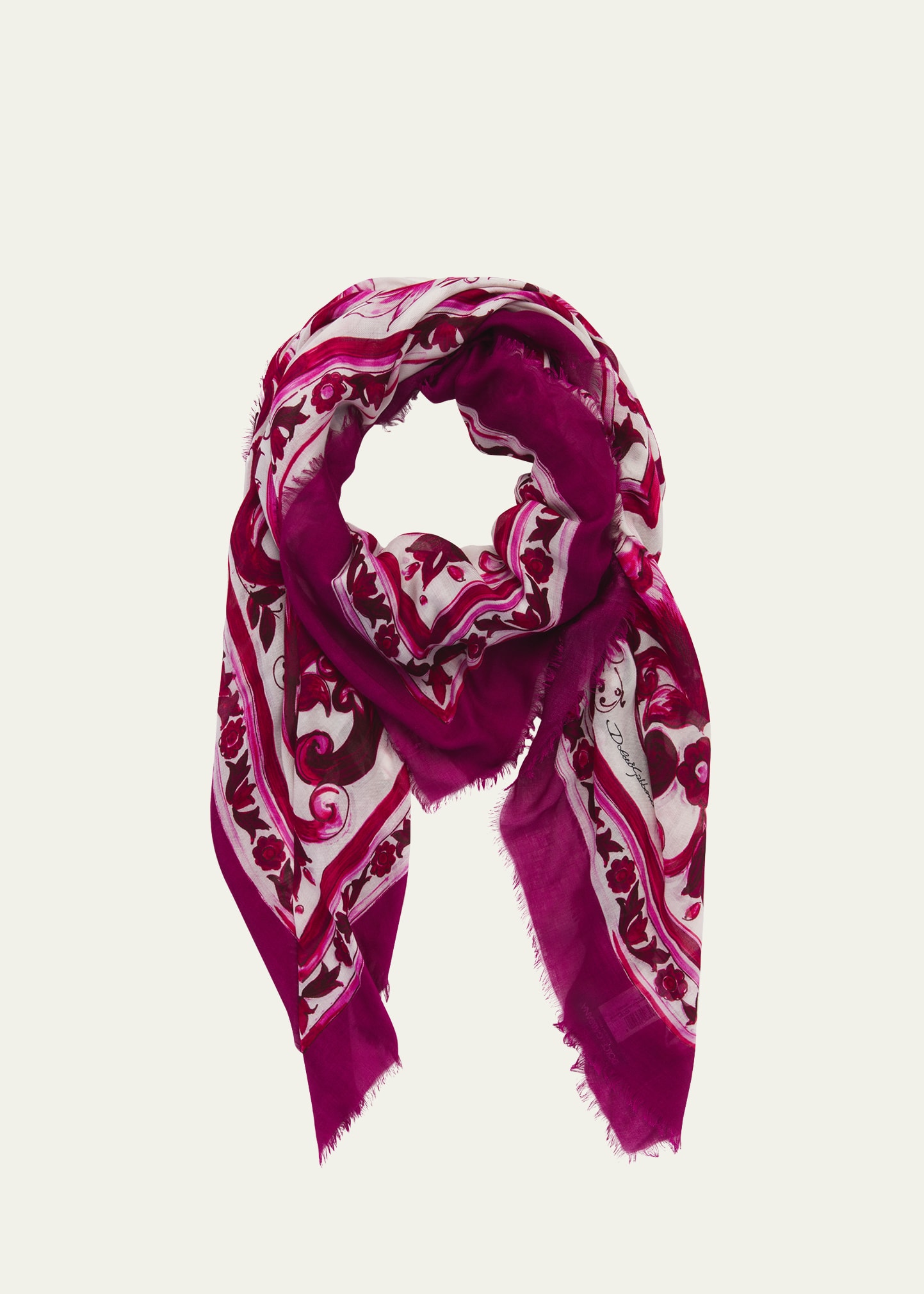 X Kim Kardashian Leopard Print Silk Twill Scarf in Multicoloured