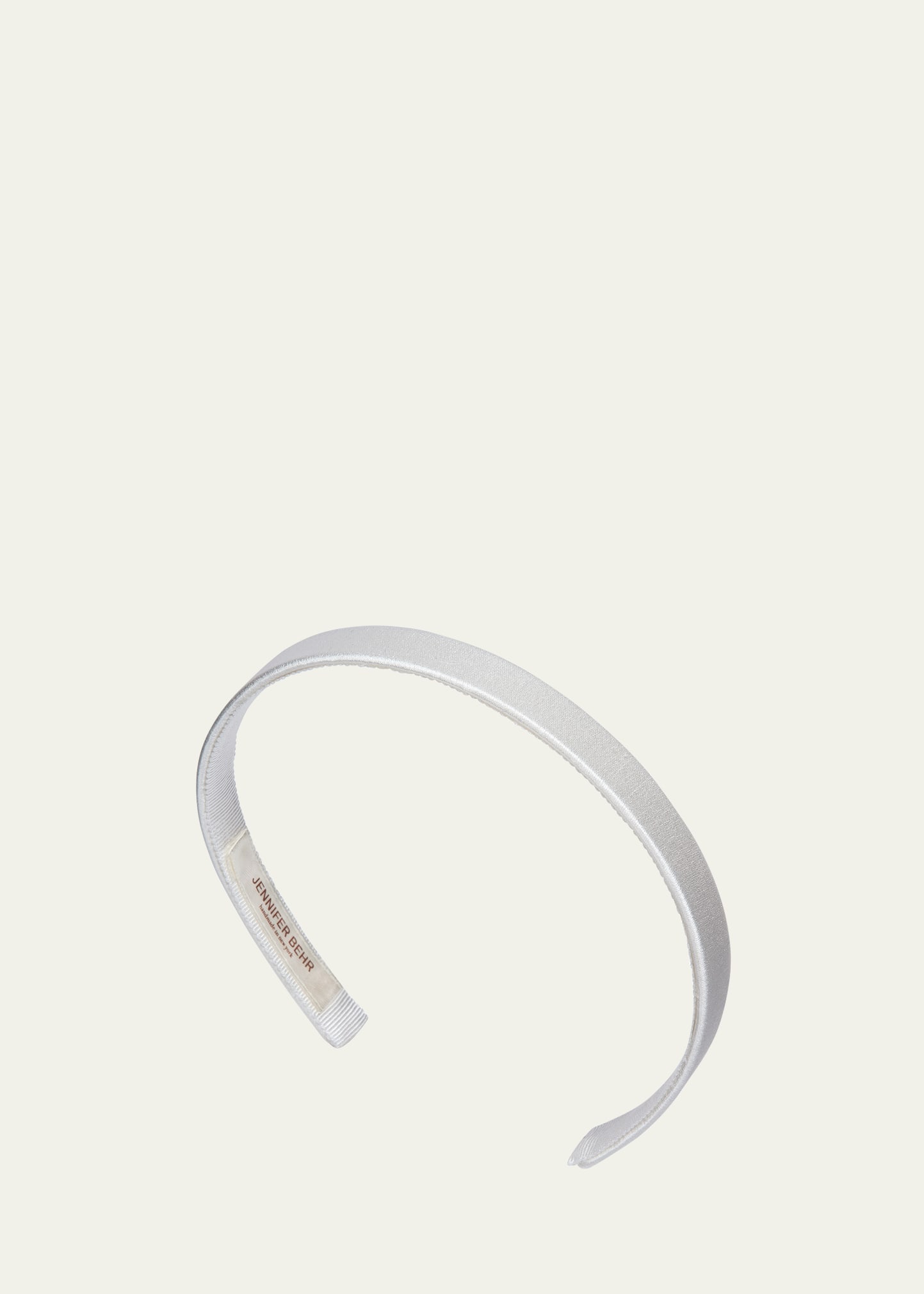 Shop Jennifer Behr Lucy Silk Headband In Cream