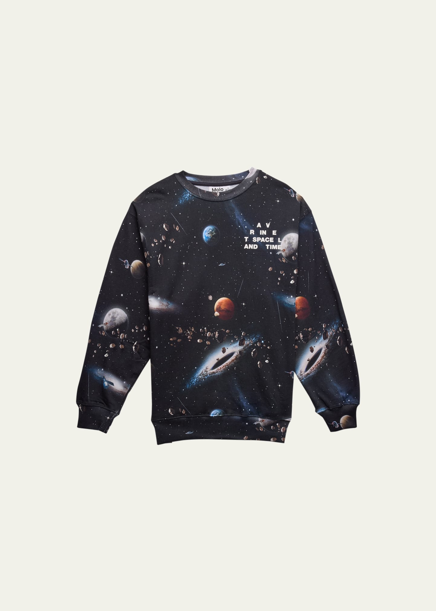 Boy's Monti Space Graphics Sweatshirt, Size 8-16