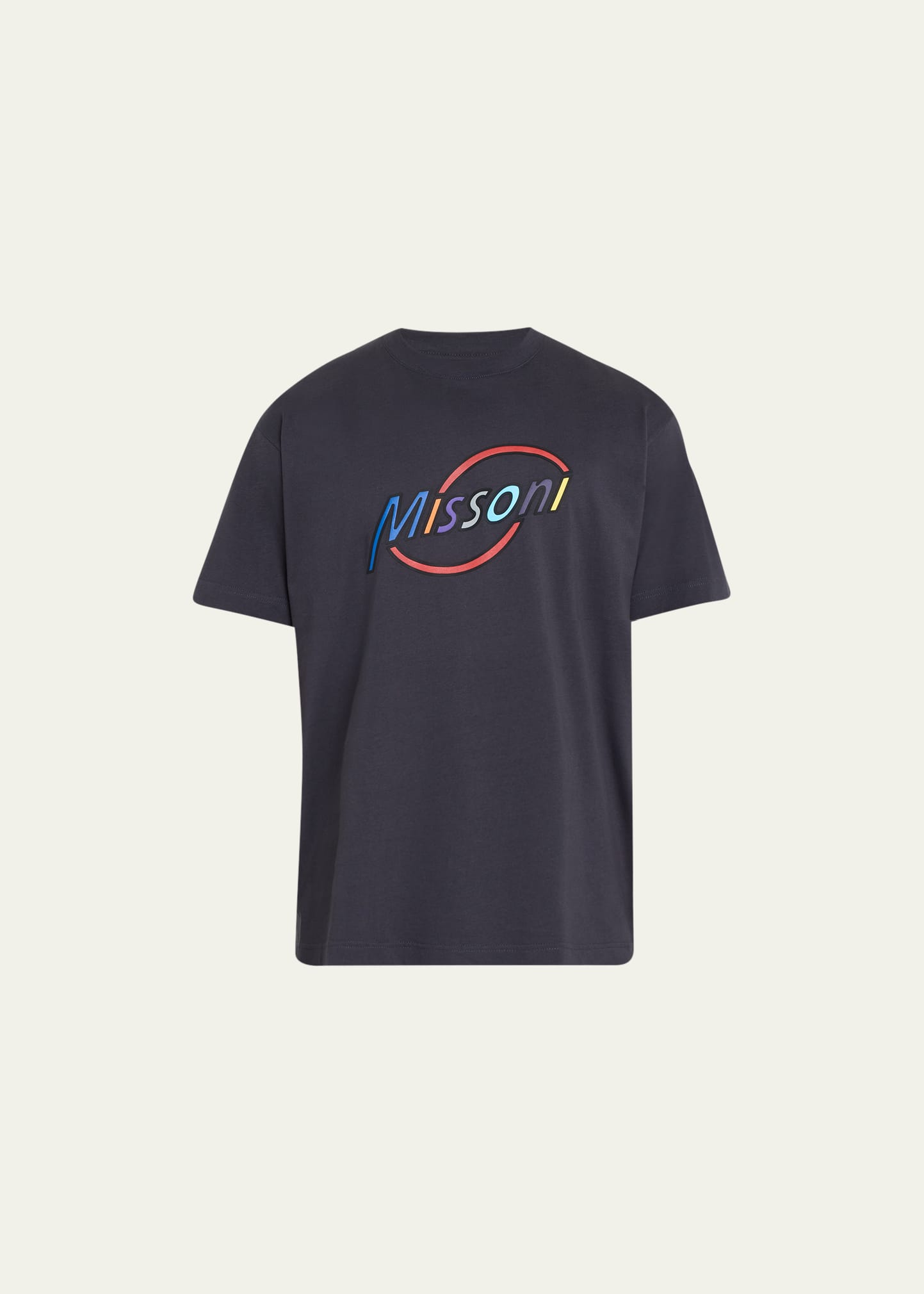 Men's Multicolor Oval Logo T-Shirt