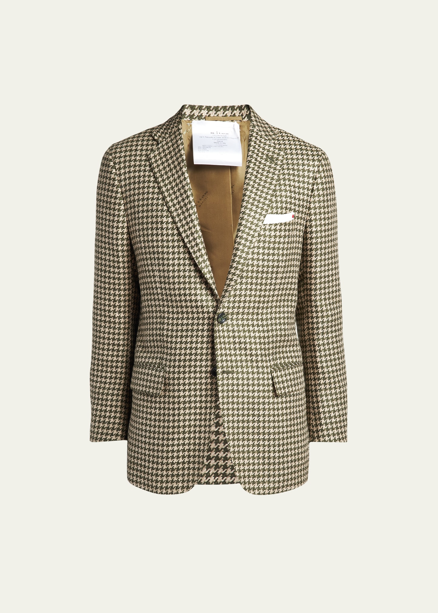 Men's Houndstooth Cashmere-Blend Sport Jacket