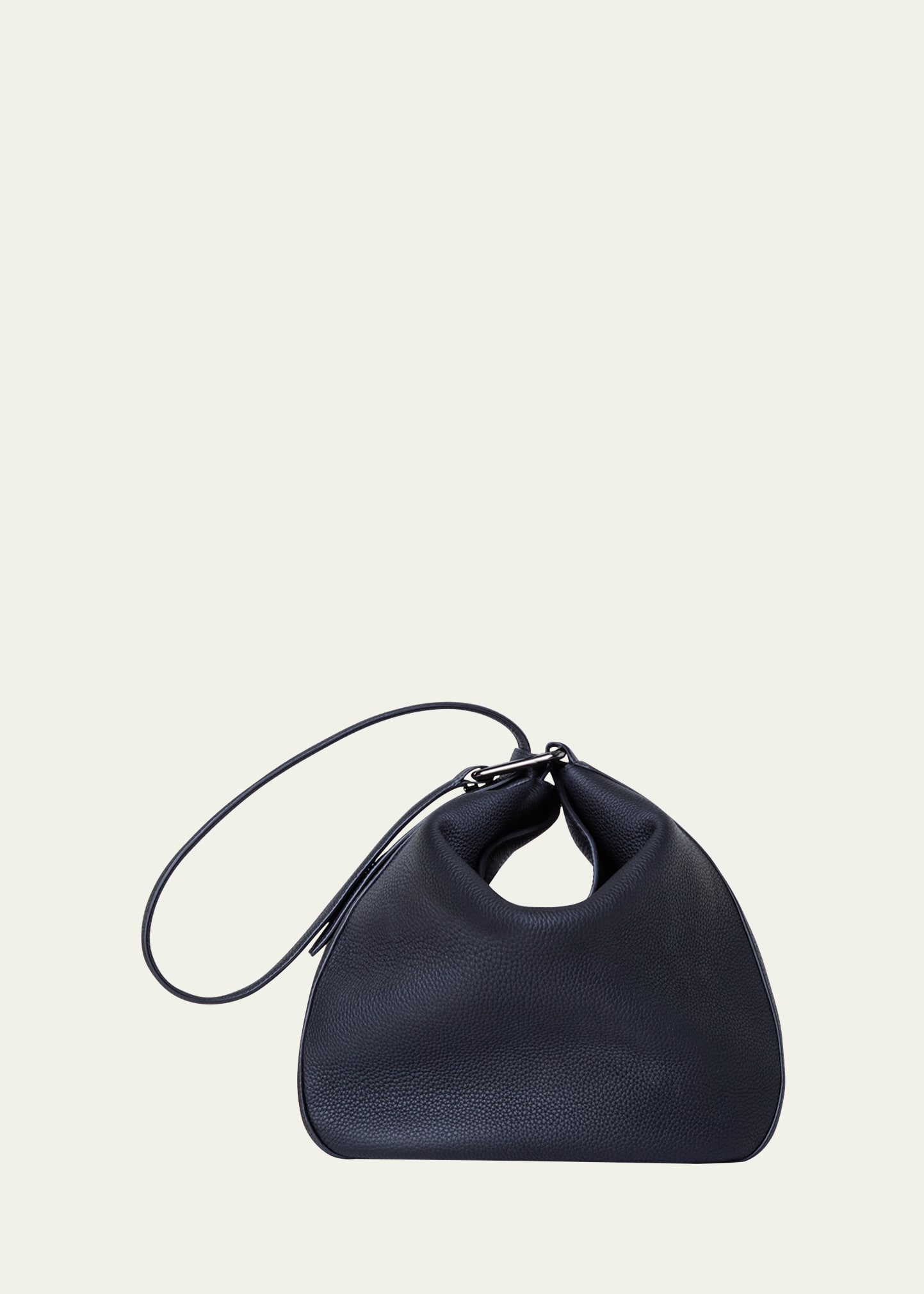 Anna Medium Leather Hobo Bag