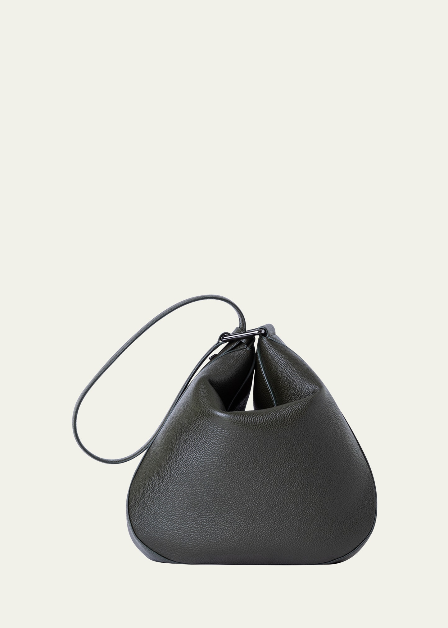 Anna Medium Leather Hobo Bag