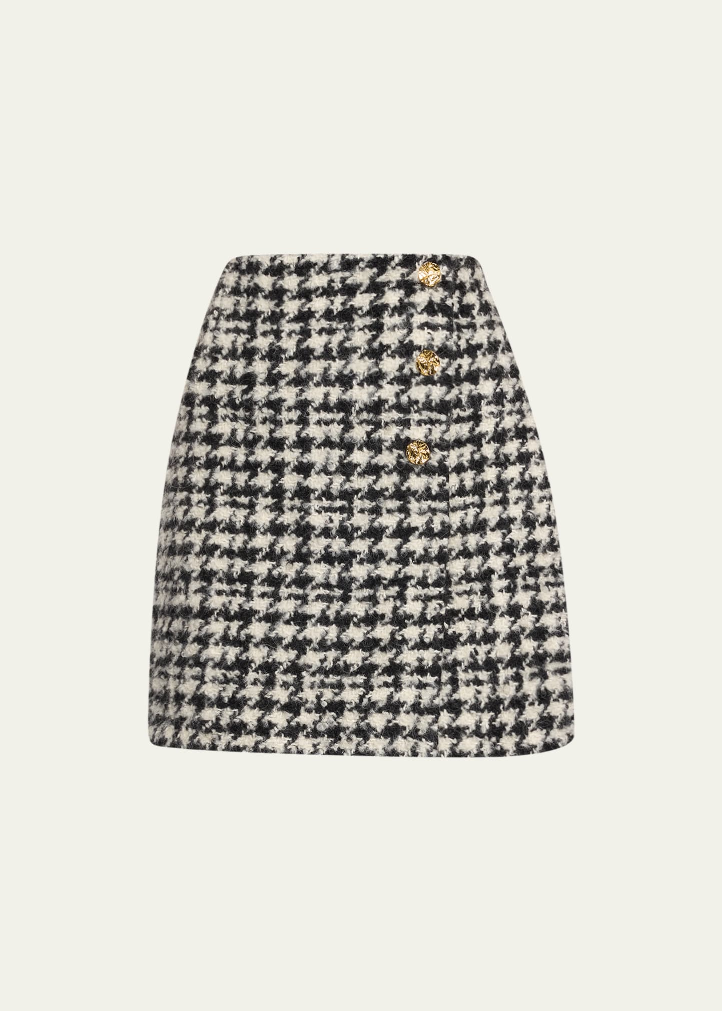 NINA RICCI HOUNDSTOOTH MINI SKIRT