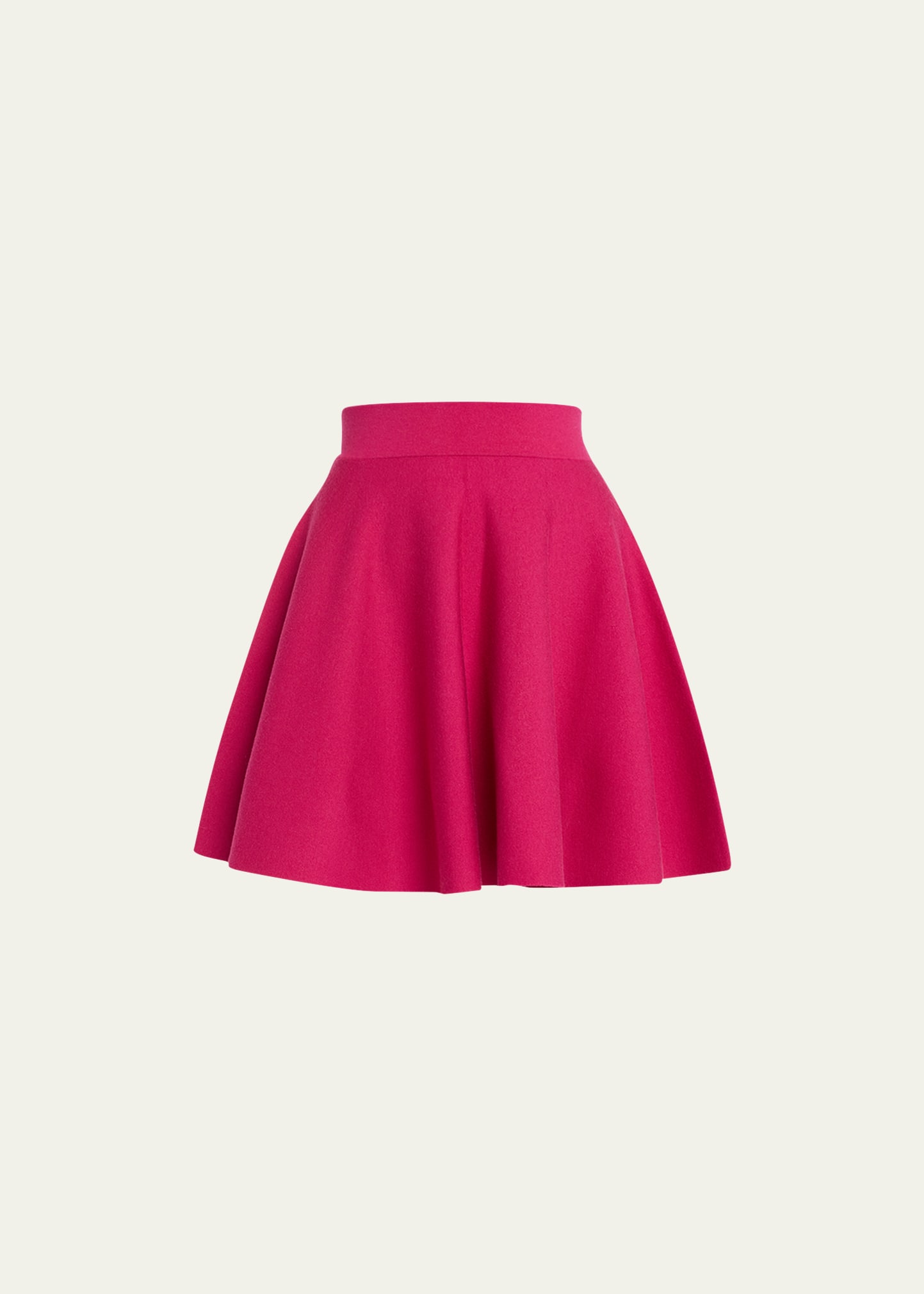 Nina Ricci Fully-pleated Mini Skirt In U2743 Dark Fuchsi