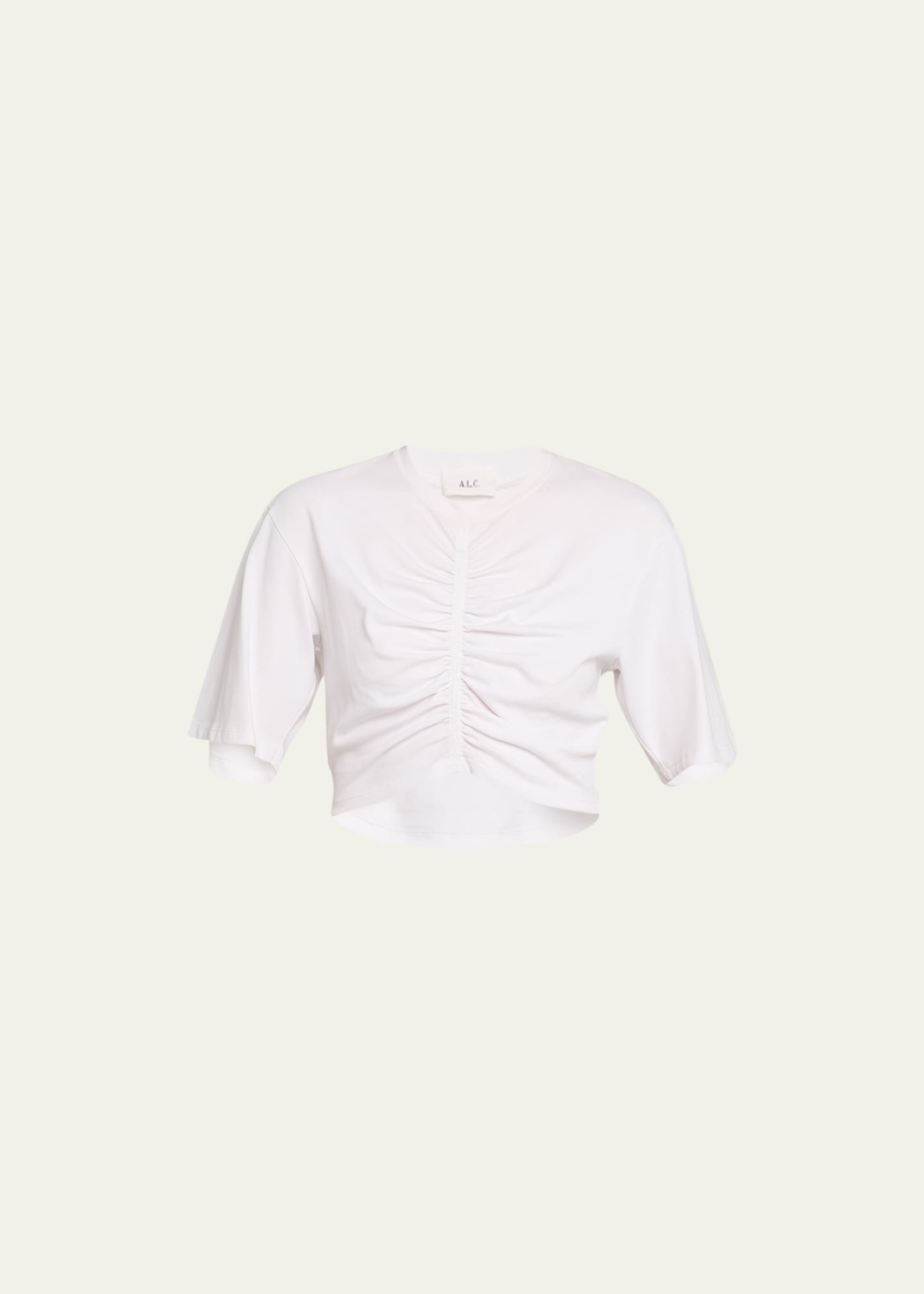 Johanna Ruched Crop Tee