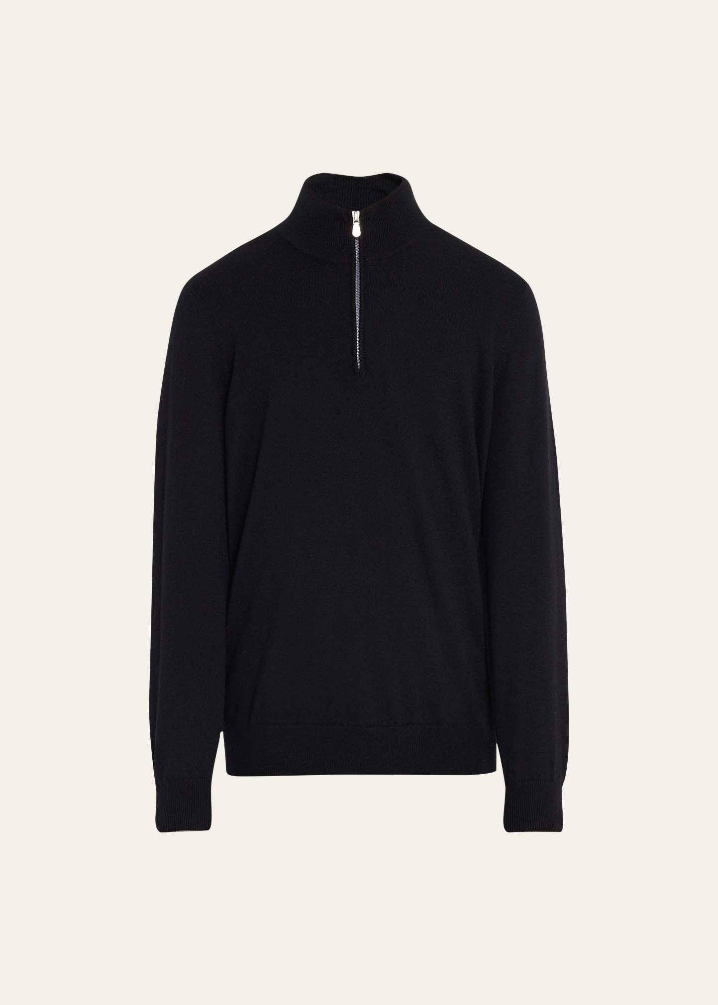 Brunello Cucinelli Long-sleeve Cashmere Jumper In Black
