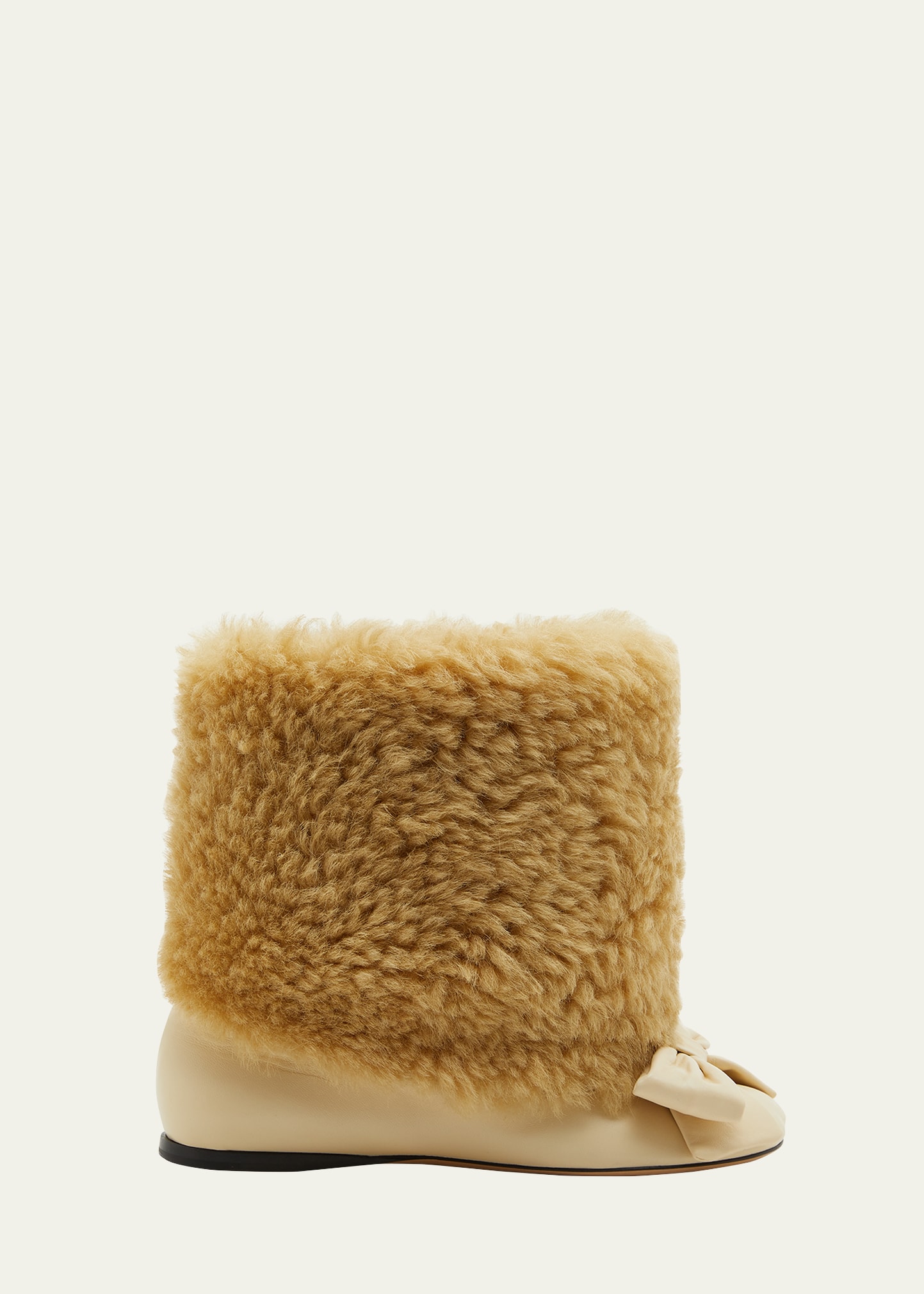 Toy Shearling Bow Mid Boots