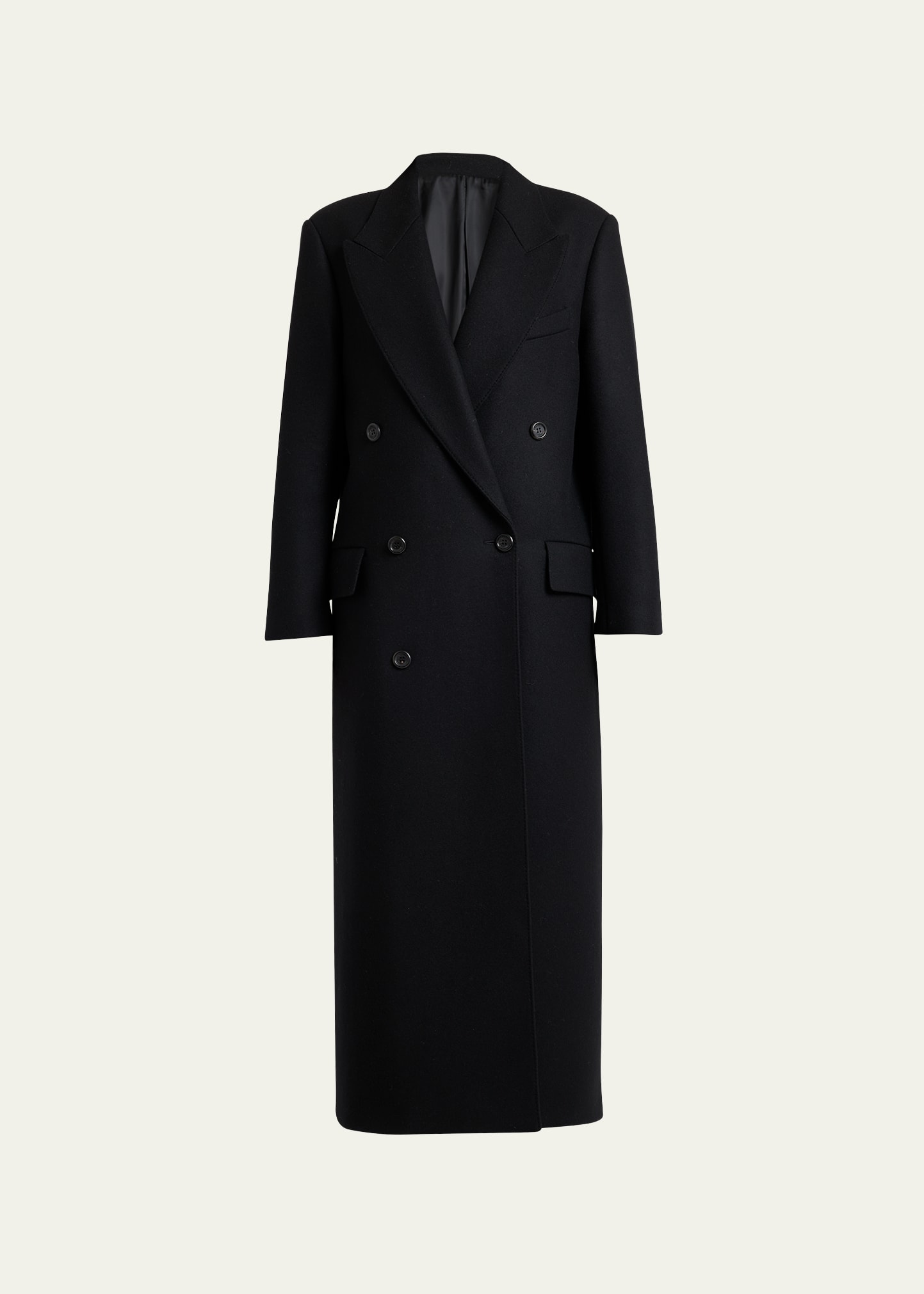 Hadi Wool and Cashmere Trench Coat