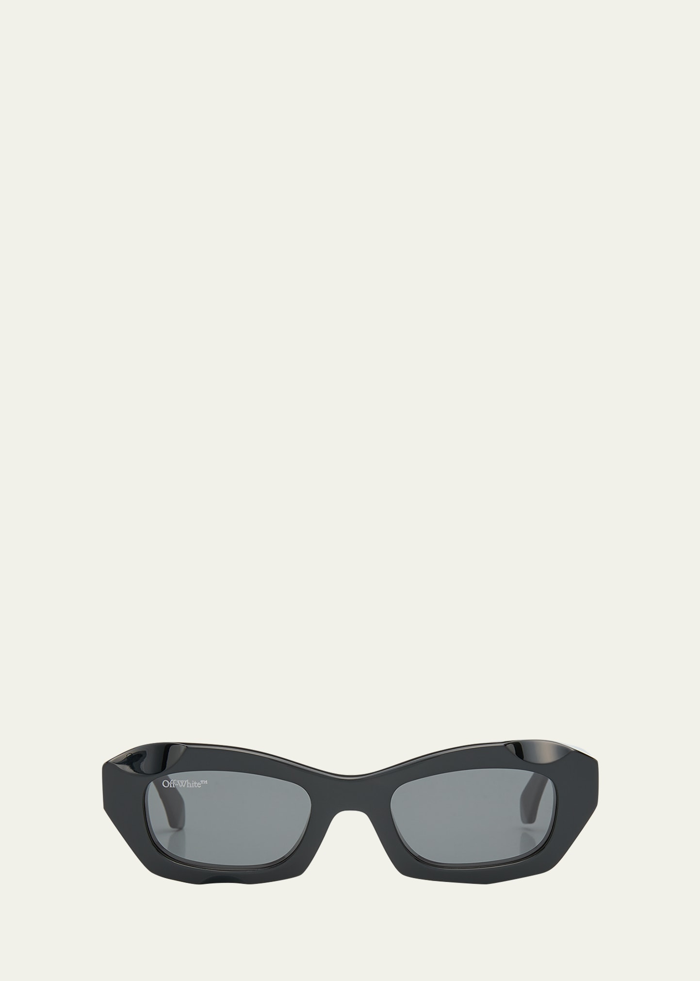 Off-white Venezia Acetate Cat-eye Sunglasses In Black