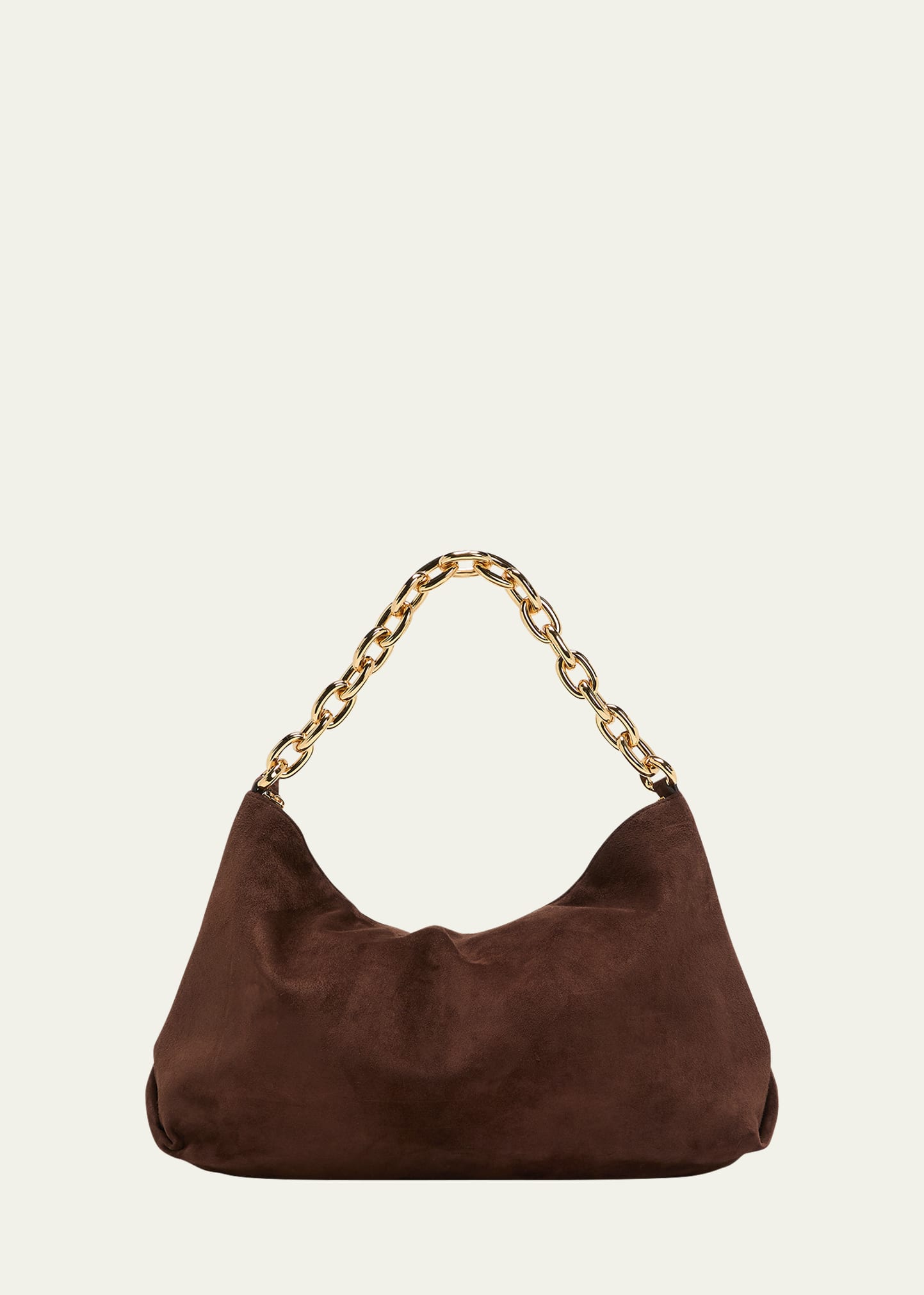 Clara Chain Suede Shoulder Bag