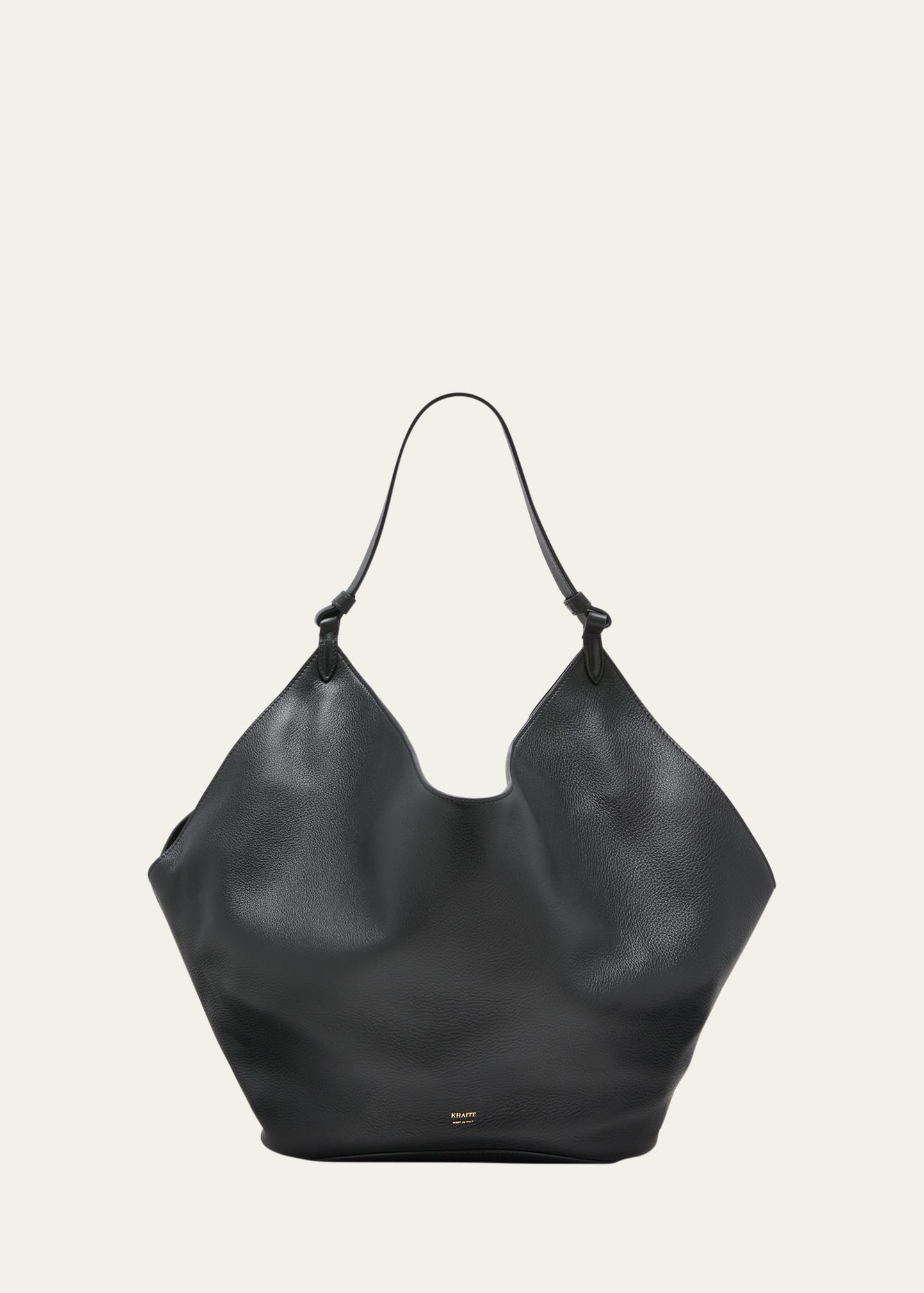 Lotus Medium Leather Tote Bag