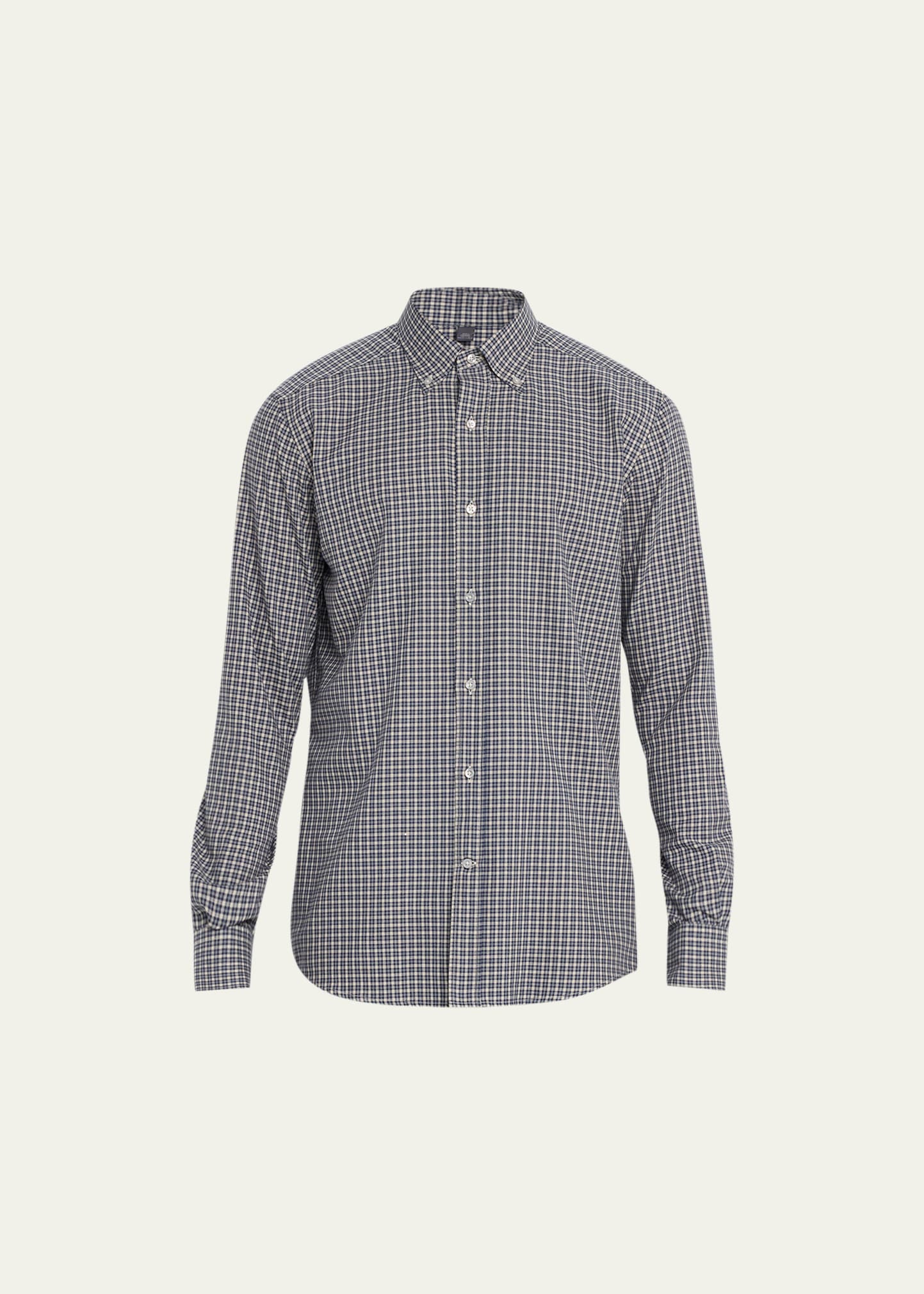 Men's Cotton Check Sport Shirt