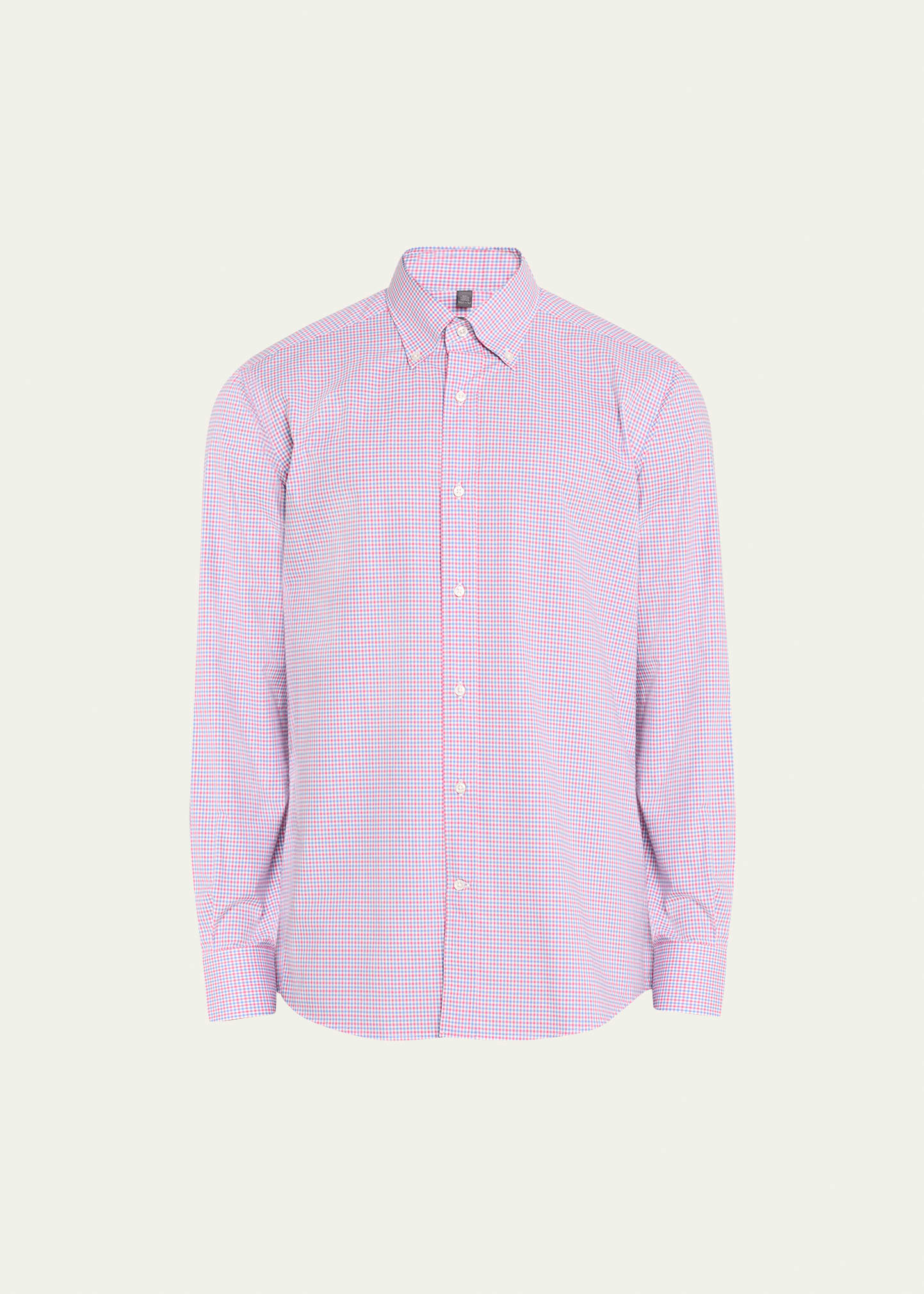 Men's Cotton Micro-Check Sport Shirt